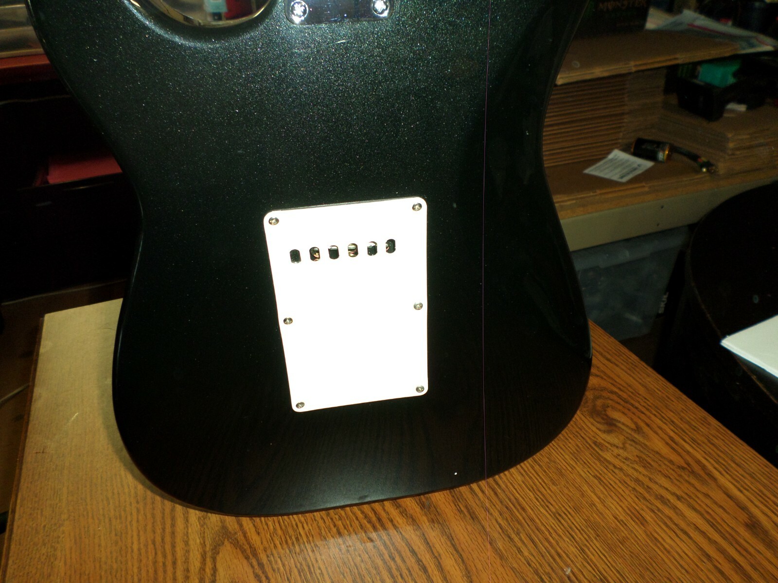 Awesome Black Fender Starcaster Electric Guitar Crafted in Indonesia