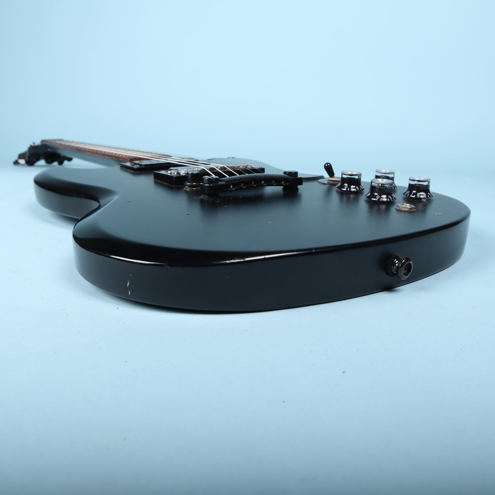 2004 Epiphone SG Goth Black Electric Guitar
