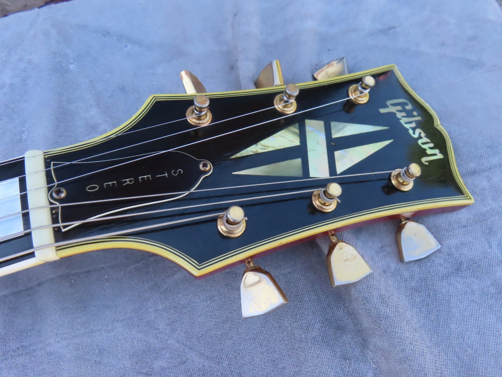 GIBSON 1966 ES-355-TD-SV CHERRY LEFT HANDED BIGSBY 1 OWNER ORIGINAL AMAZING!