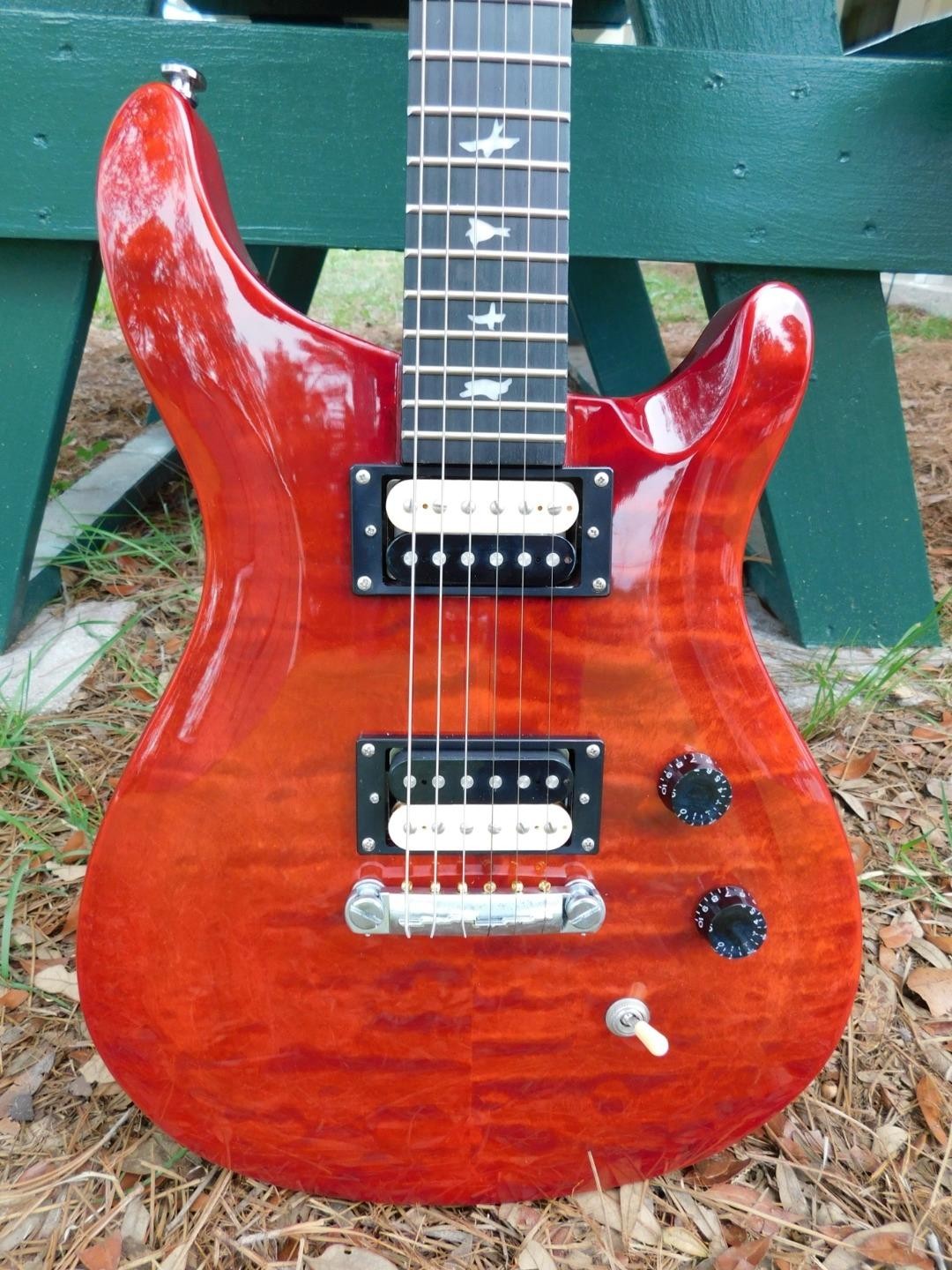 Kaysen Set Neck PRS ,Hot Zebra Humbuckers,Coil Spitting, Capacitor Upgrade, Cool