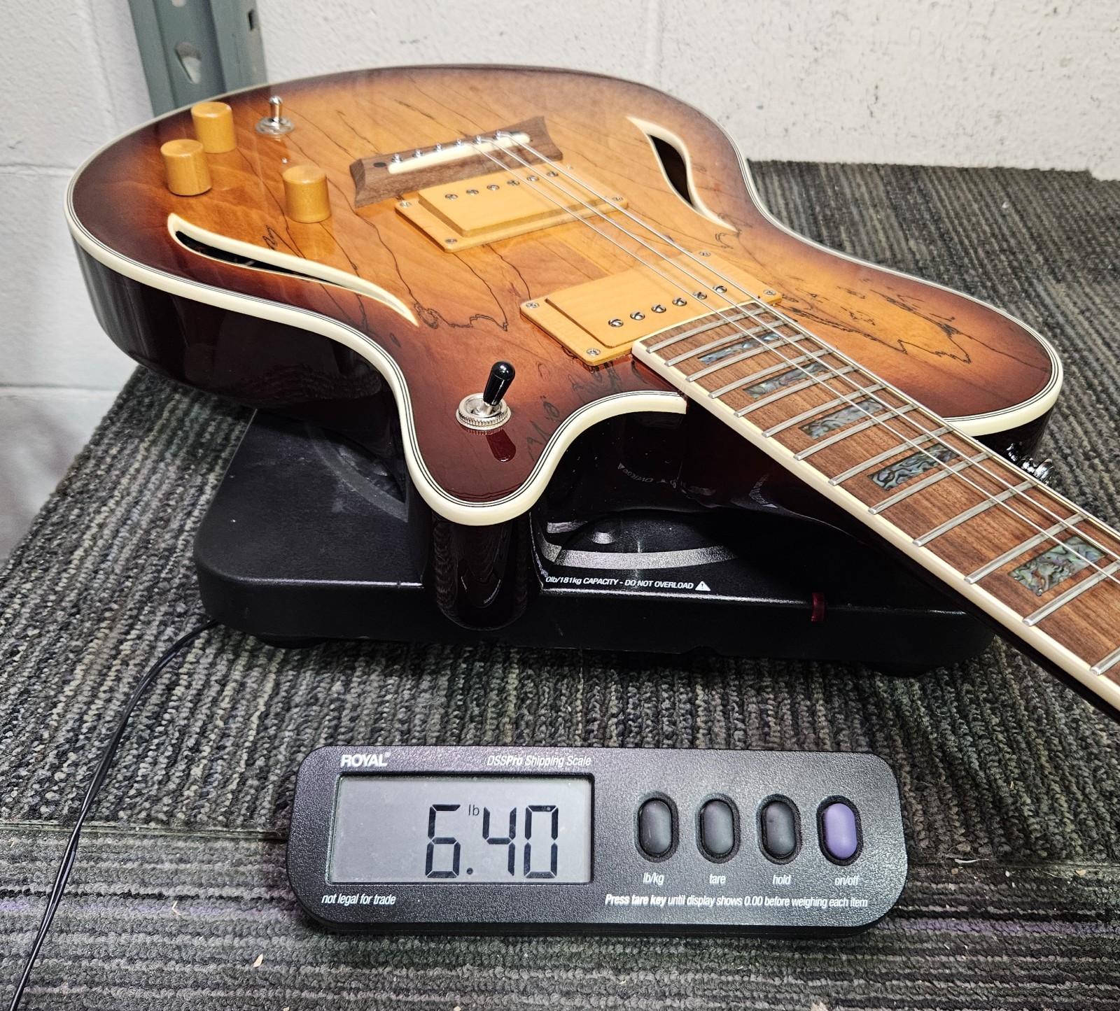Michael Kelly Hybrid Special Electric Guitar – Spalted Maple Burst Finish