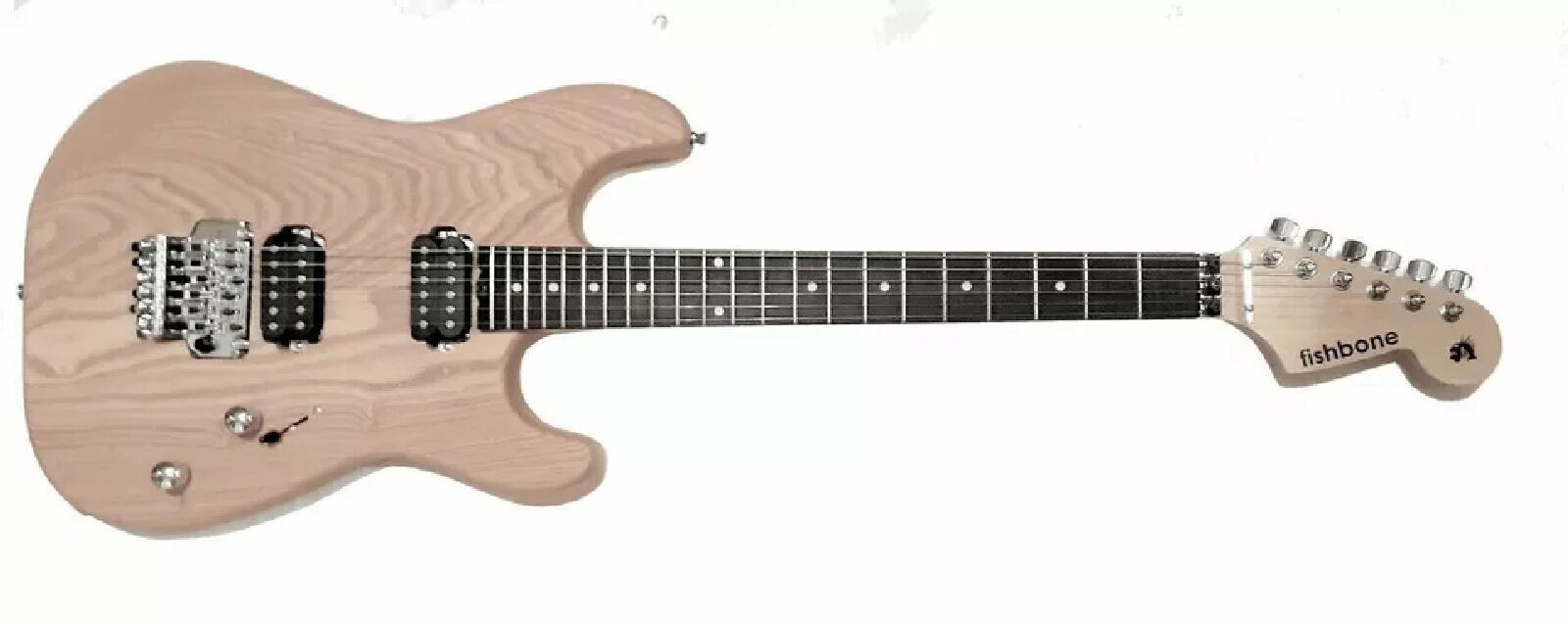 Fishbone Natural Super Player ST Full Size Guitar with Floyd