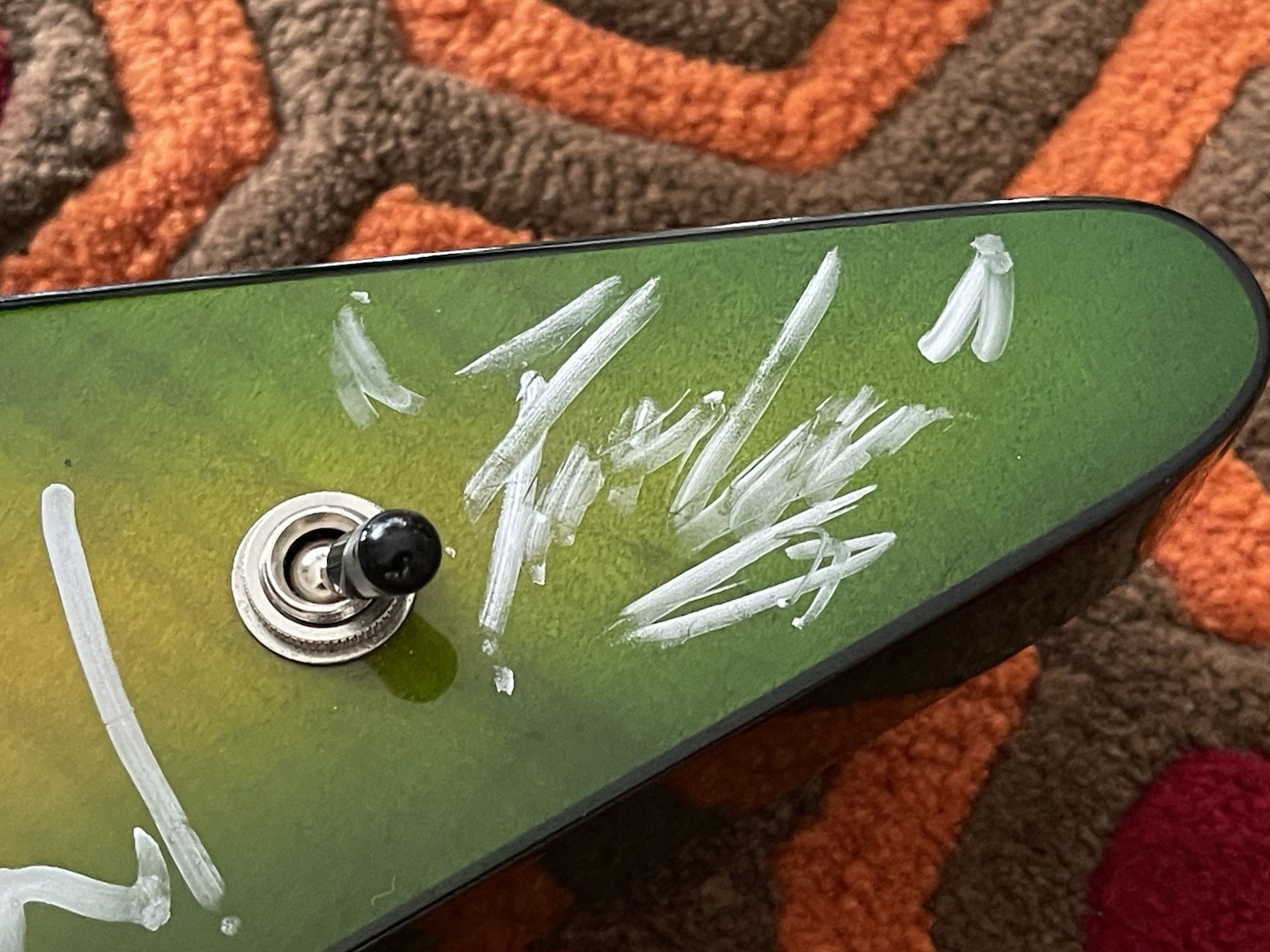 WASHBURN DIMEBAG DARRELL DIME SLIME 333 SIGNED GUITAR VINNIE PAUL DAMAGEPLAN