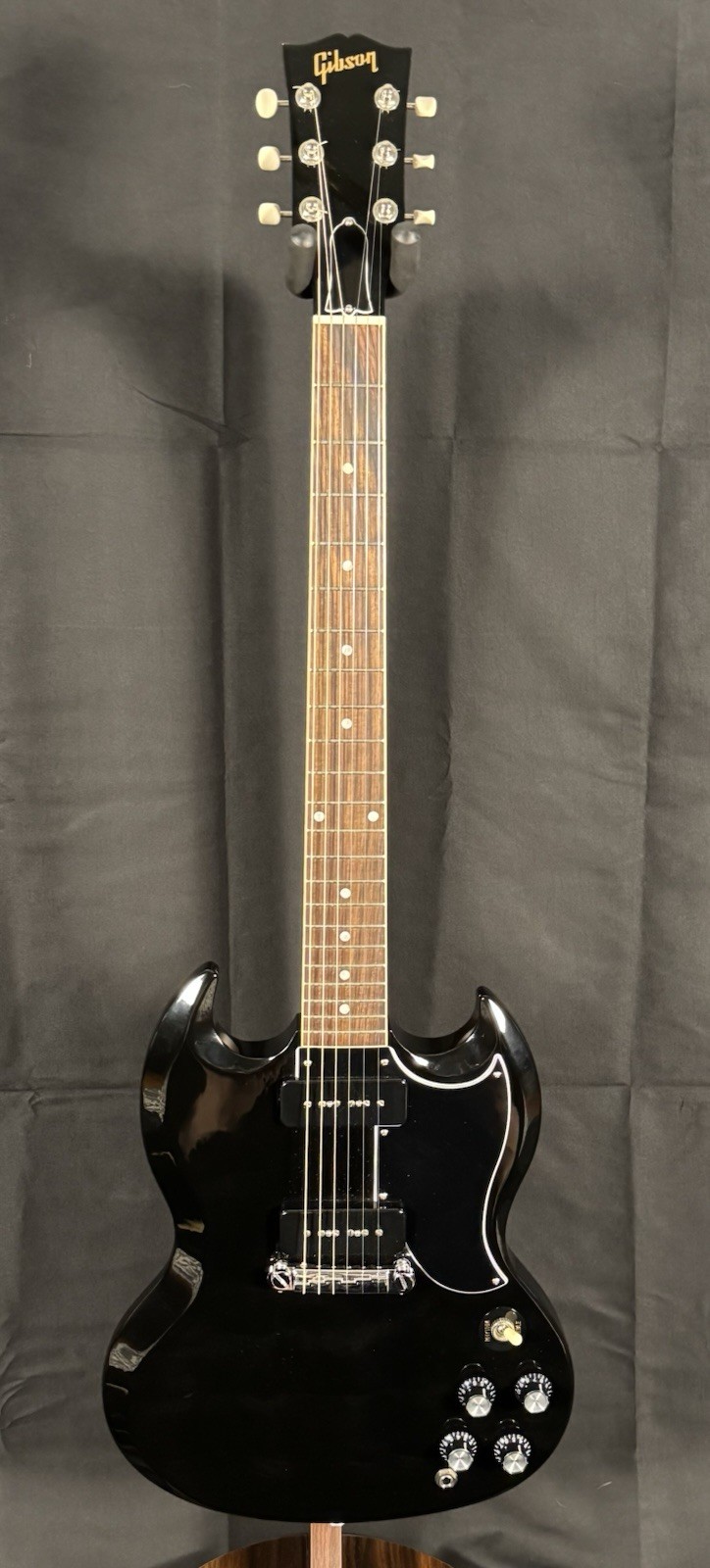 Gibson SG Special 2023 Ebony Electric Guitar USA Dual P-90 Excellent