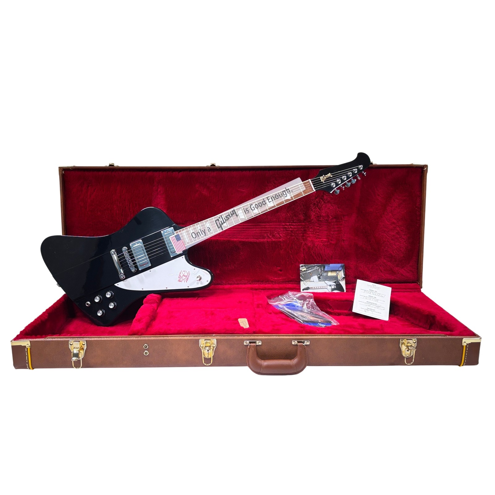 Gibson Firebird Platypus Ebony Right-Handed 6-String Electric Guitar – Black