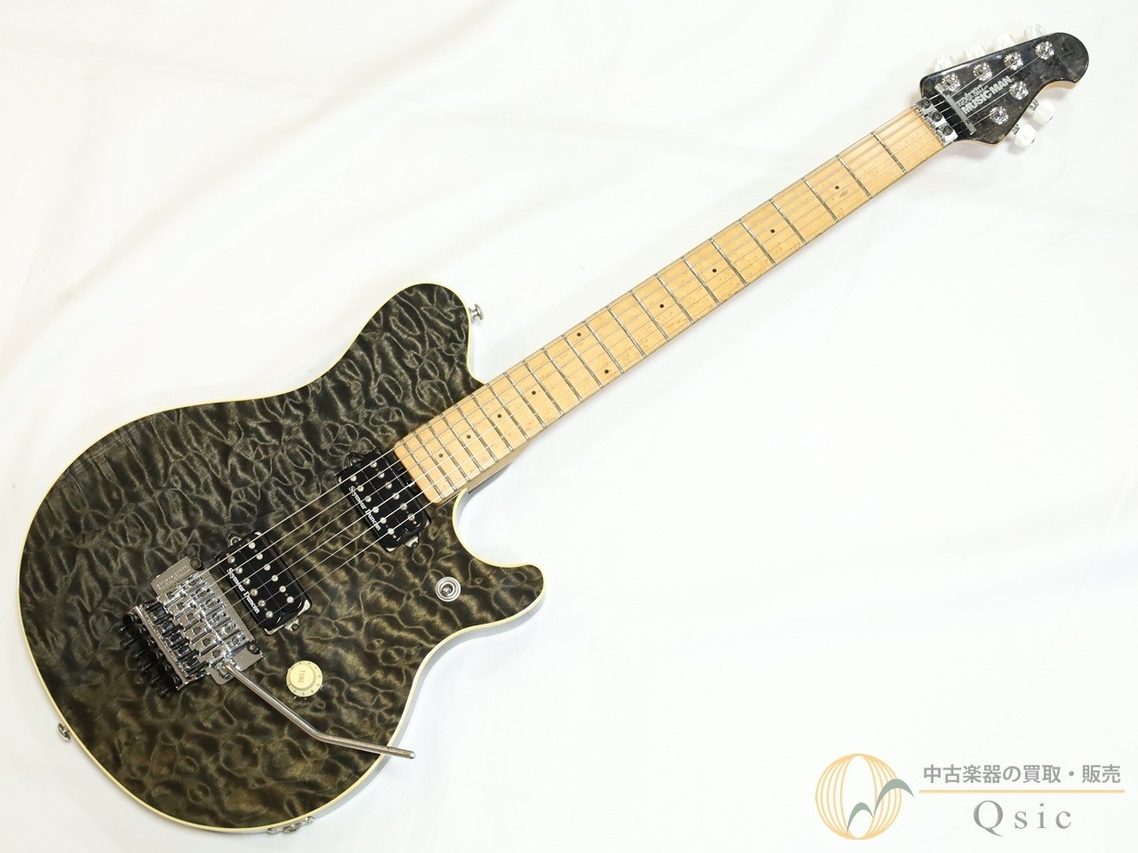 MUSIC MAN AXIS EX Translucent Black 3.53kg SN.G00426 1998 Electric Guitar