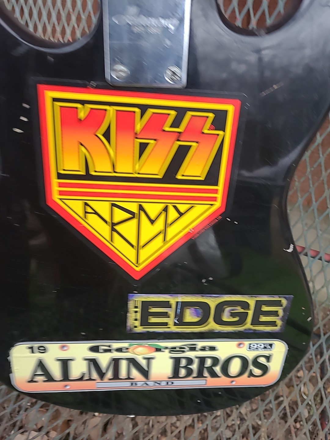 Vintage Harmony Electric Guitar Kiss Army Rock 80s Parts As Is