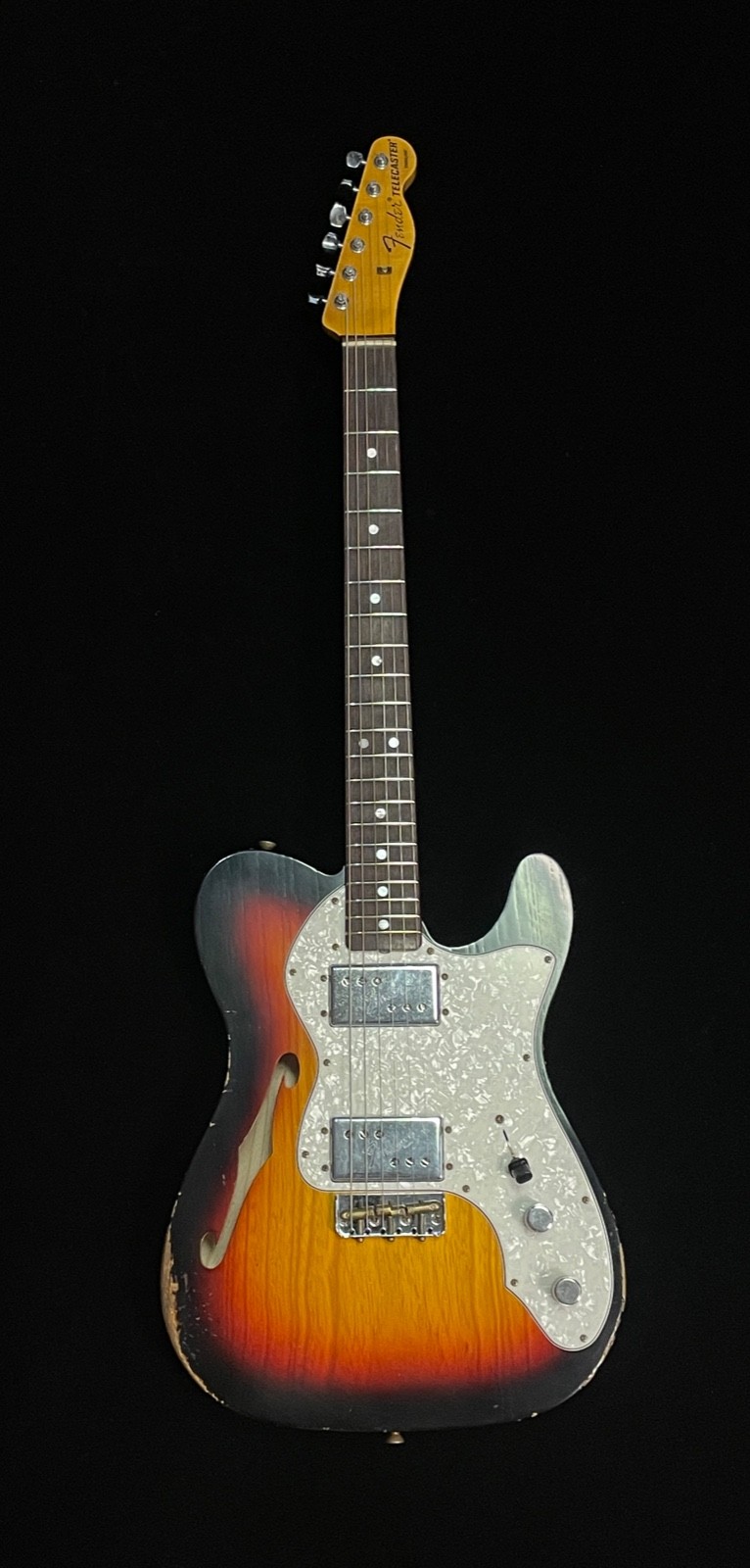 Fender Custom Shop Limited-edition 1964 “Bobbed” Telecaster Thinline Relic 3TSB