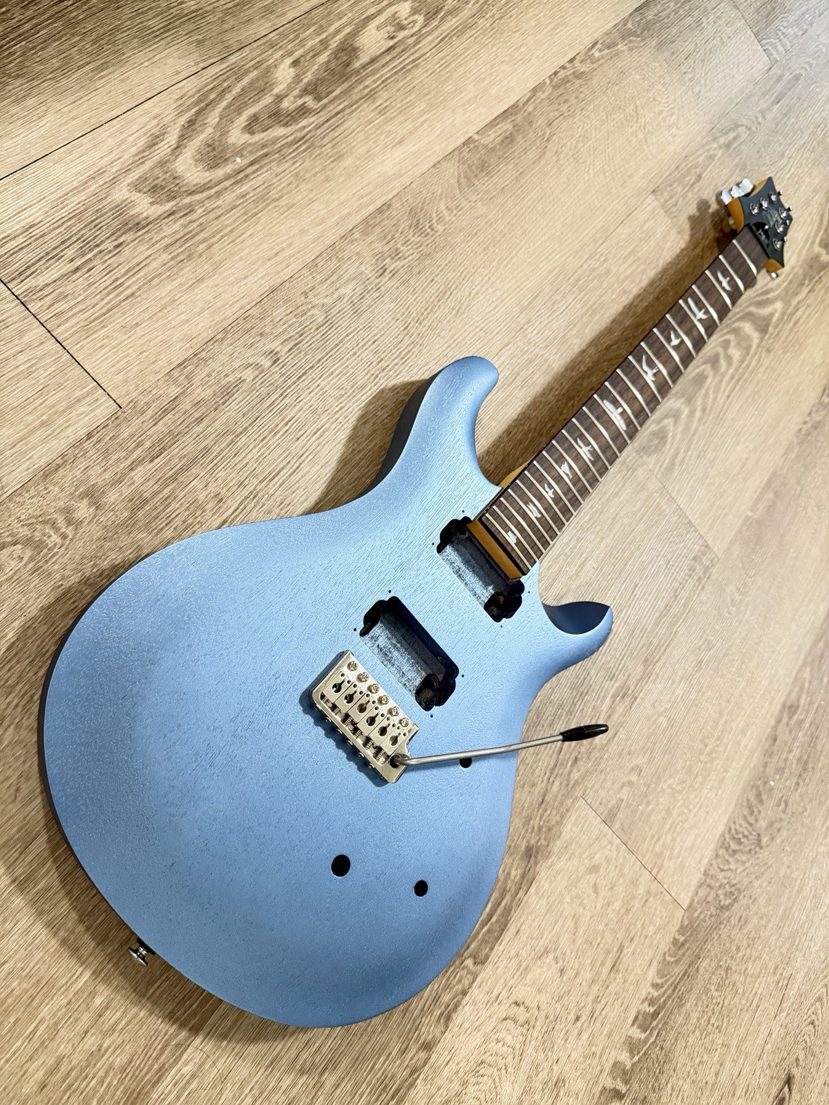 PRS SE CE 24 Standard Satin Electric Guitar Ice Blue Metallic NECK BODY Project