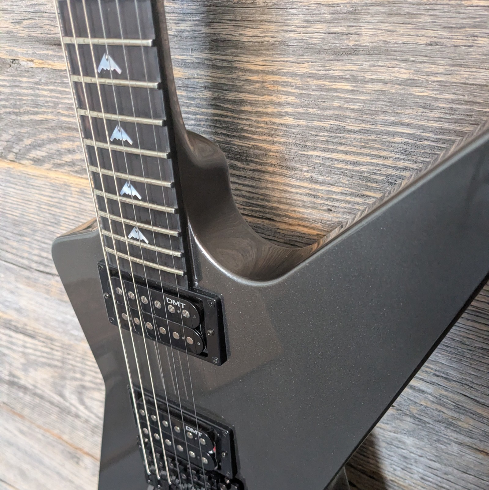 Dean USA Flat Top Floyd Electric Guitar – Metallic Pewter