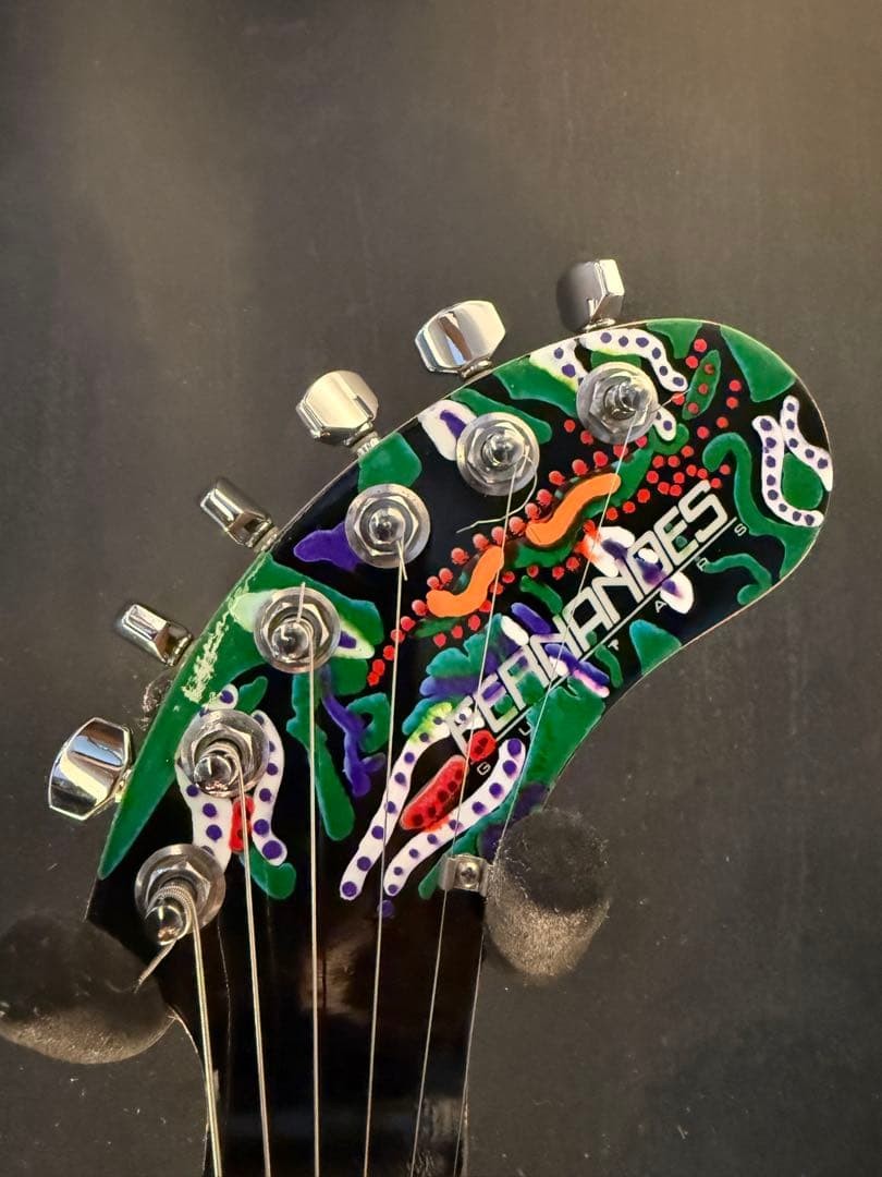 FERNANDES ZO-3 hide Psychedelic Paint Mini Guitar