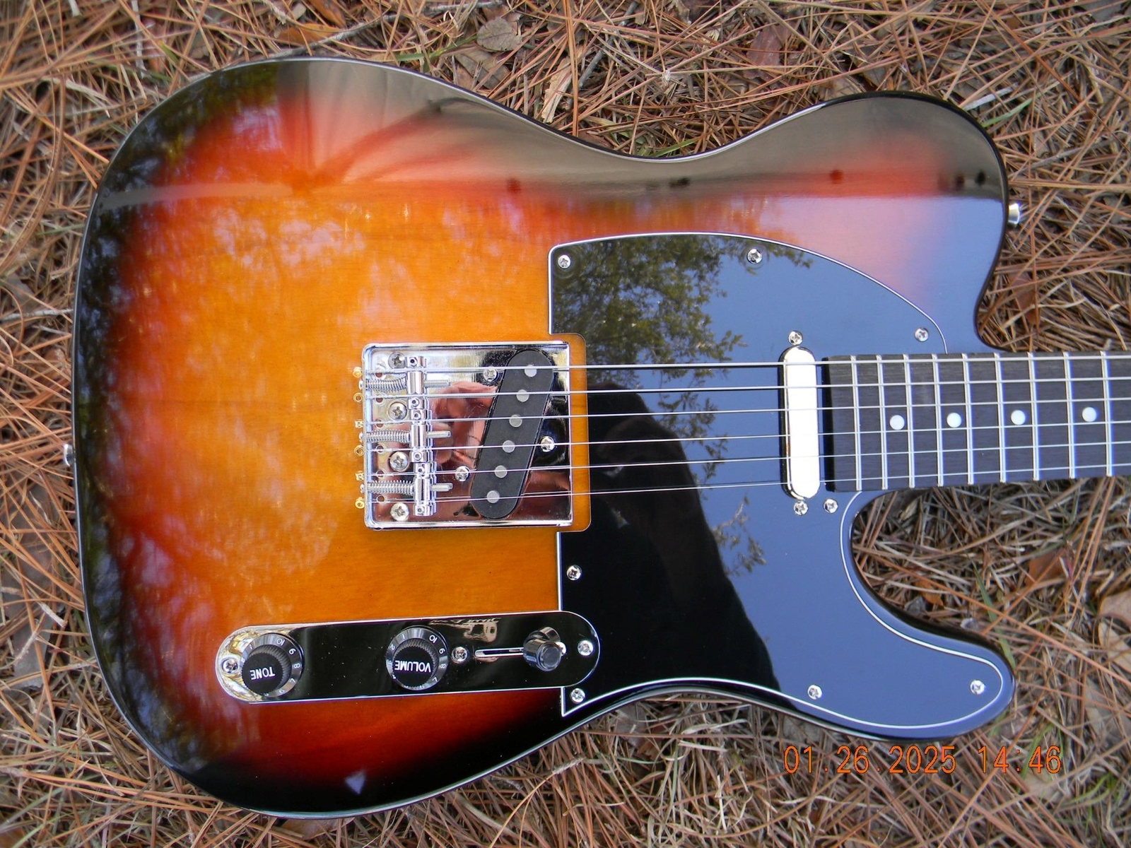 Indio/Aftermarket “Custom Shack” Tele , Alnico 5 Pickups, Capactor Upgrade, 6lbs