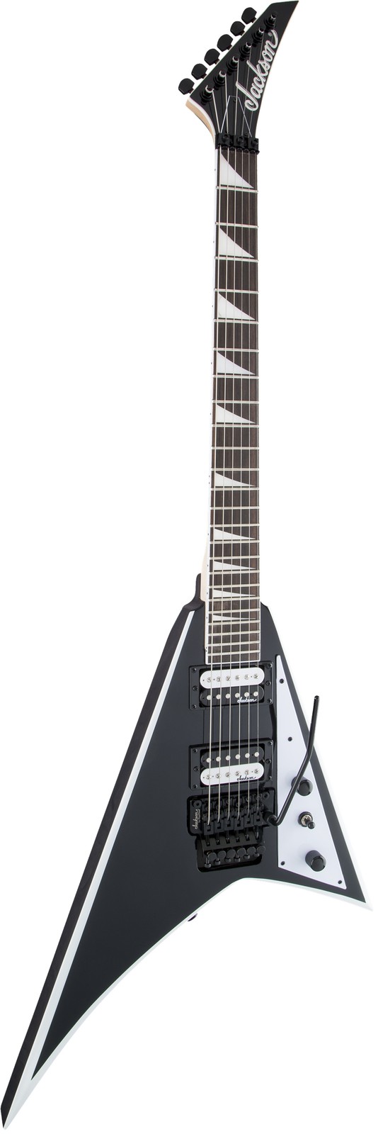 Jackson JS Series Rhoads JS32 Electric Guitar – Black with White Bevels