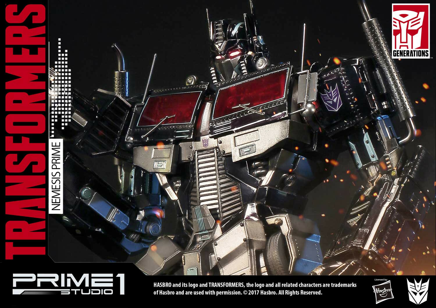 PRIME 1 STUDIO Transformers GENERATION NEMESIS OPTIMUS PREMIUM STATUE Figure