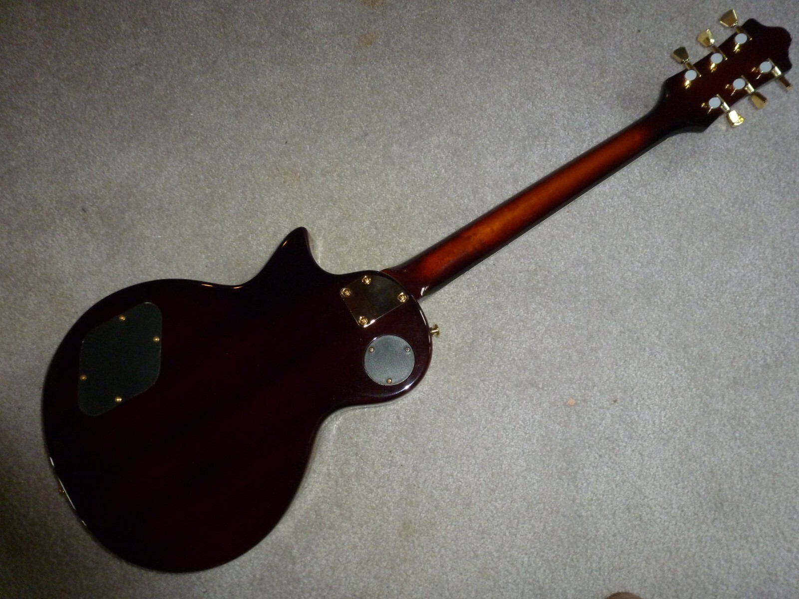 lp style electric guitar M.R.B. Customs , check it out !!