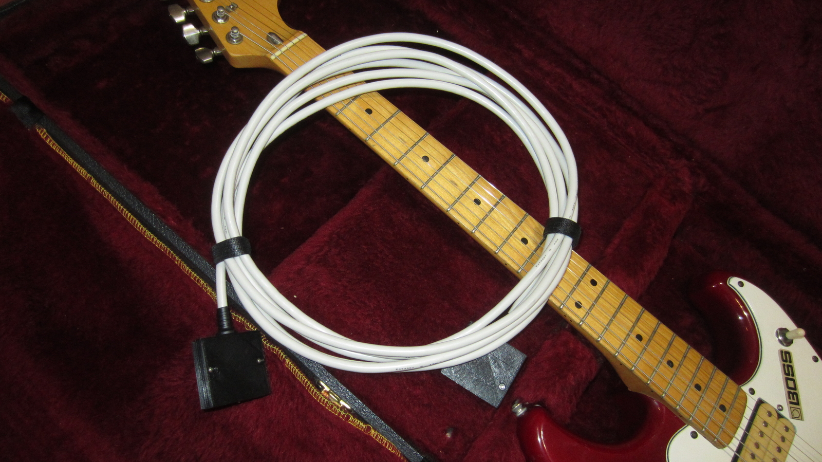 ~1985 Roland G-202 GR Synth Electric Solid Body Guitar Red