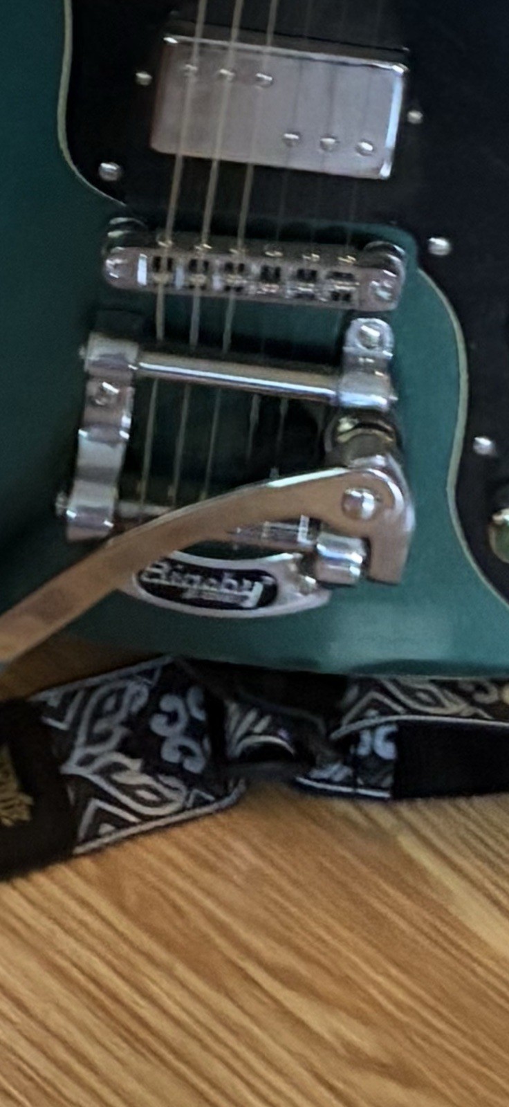 Schecter PT Fastback II B Diamond Series Bigsby Green Electric Guitar 385L