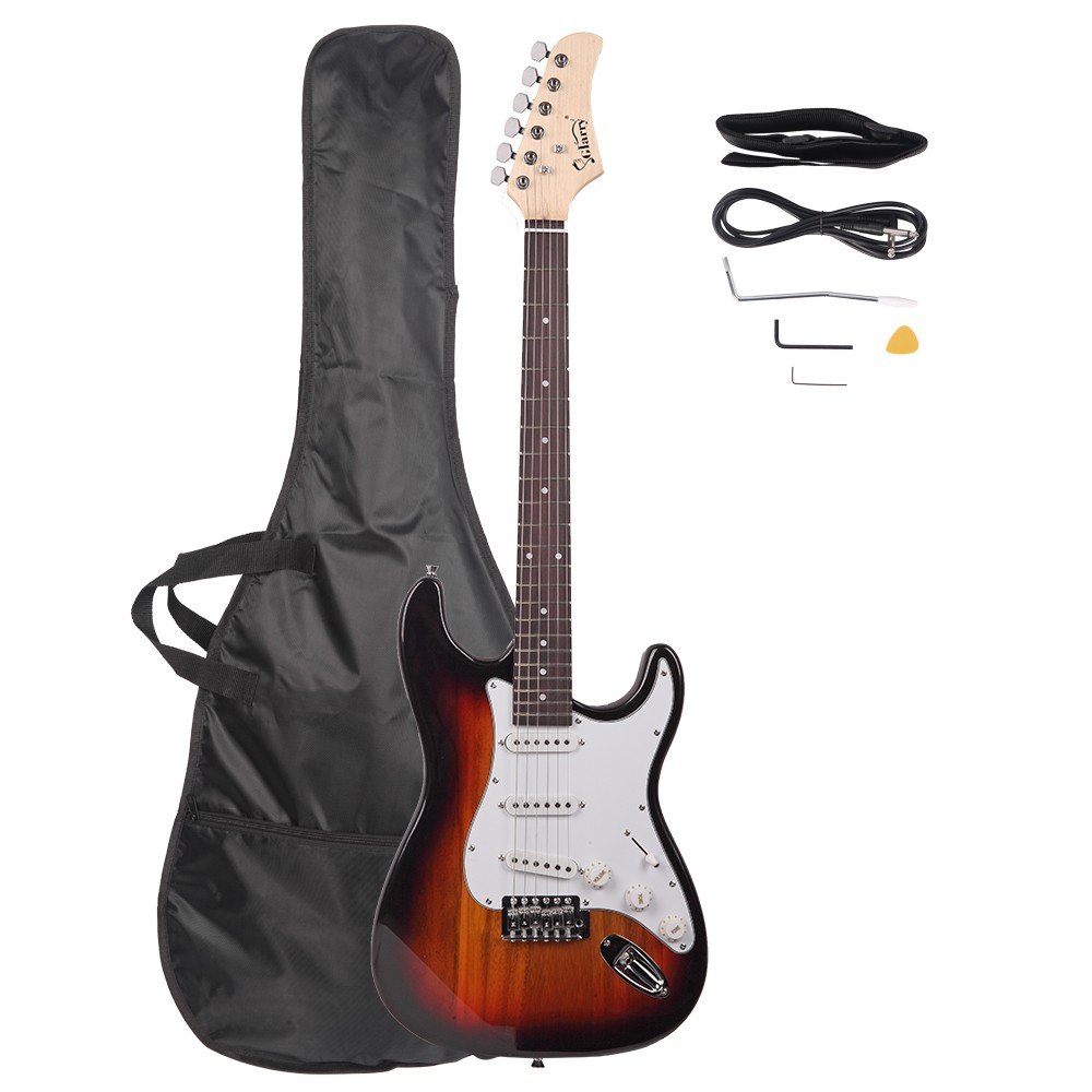 Glarry School Band Rosewood Fingerboard GST Electric Guitar Set for Beginner
