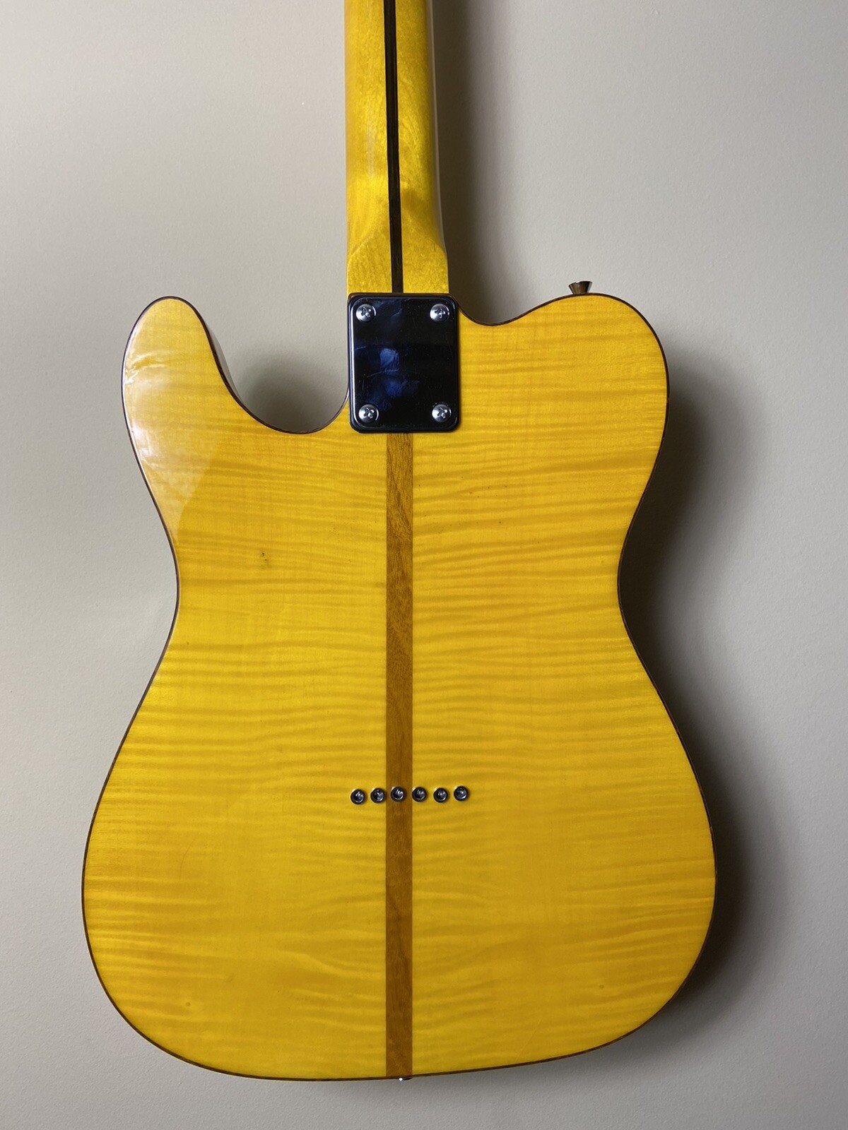 Electric guitar Vilches Guitars Basswood maple top w/HardCase