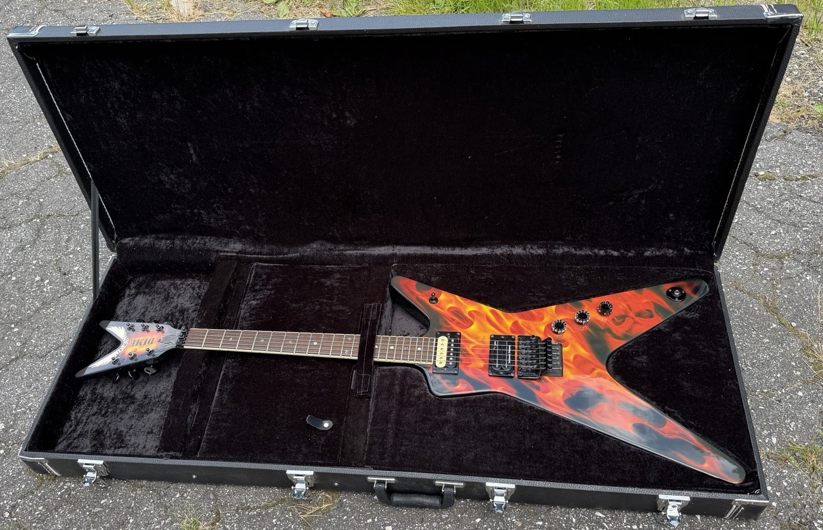 2016 Dean Dimebag Darrell Signature ML Dime-O-Flame W/OHSC Pantera Dimeoflame