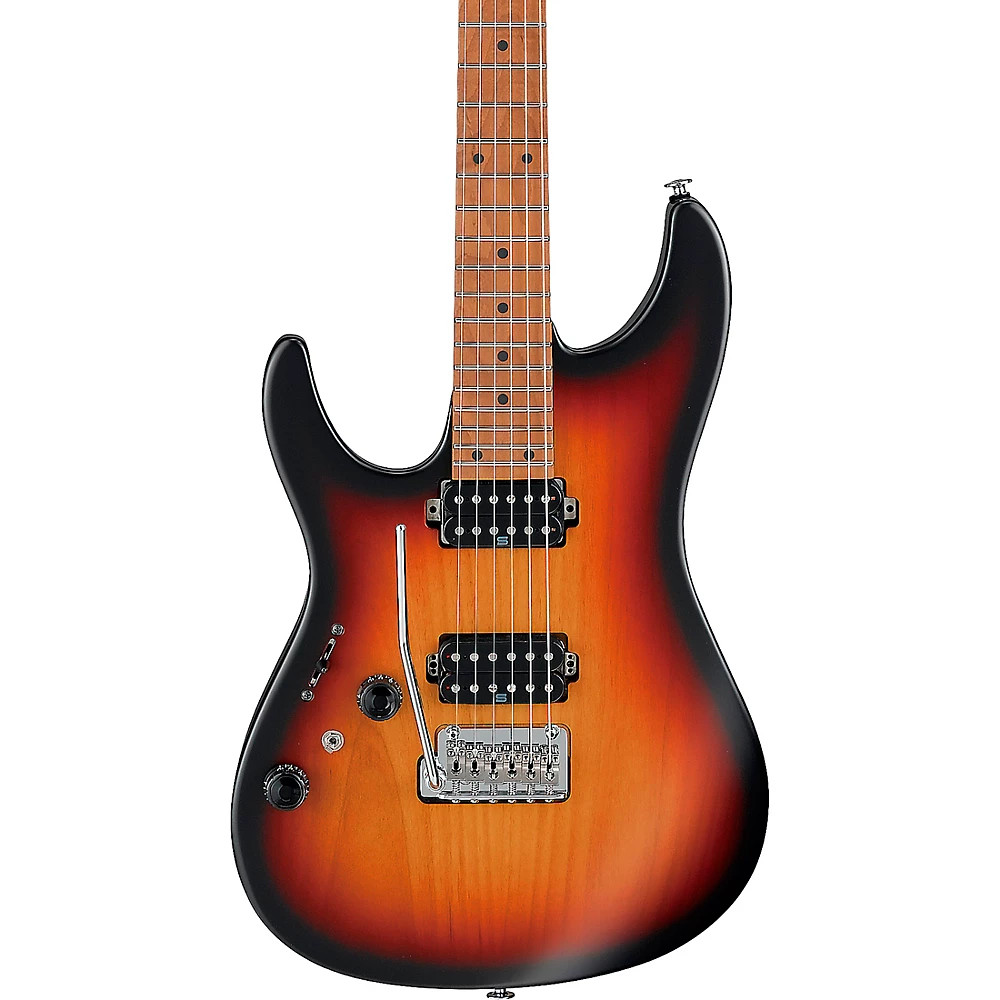 Ibanez Prestige AZ2402L LeftHanded Electric Guitar Tri Fade Burst Flat