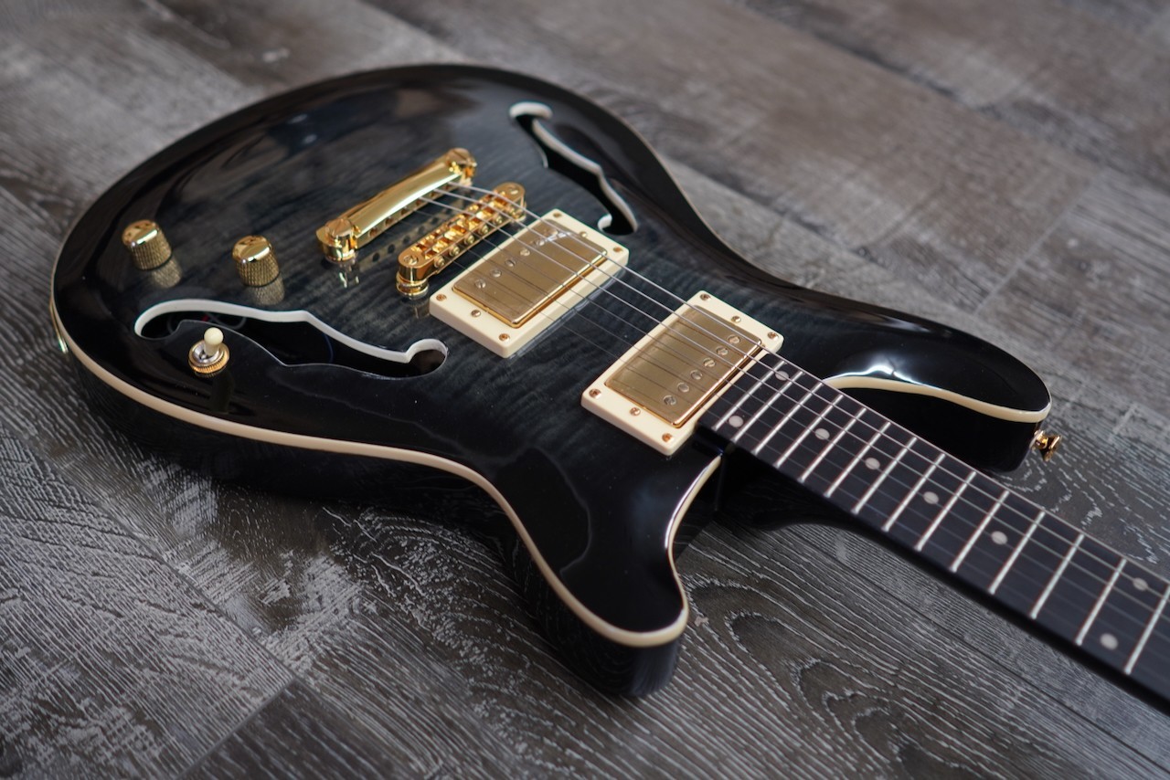 AIO Wolf KLP 45FM Electric Guitar – Black Sunburst