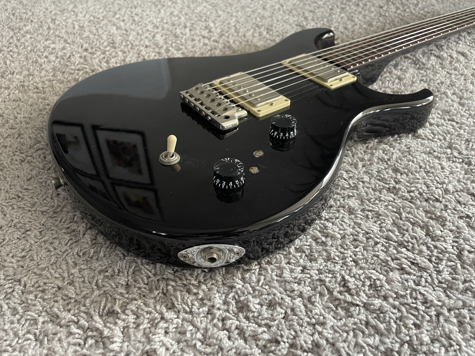 PRS SE Santana Signature 2001 MIK HH Black Carlos Paul Reed Smith Guitar