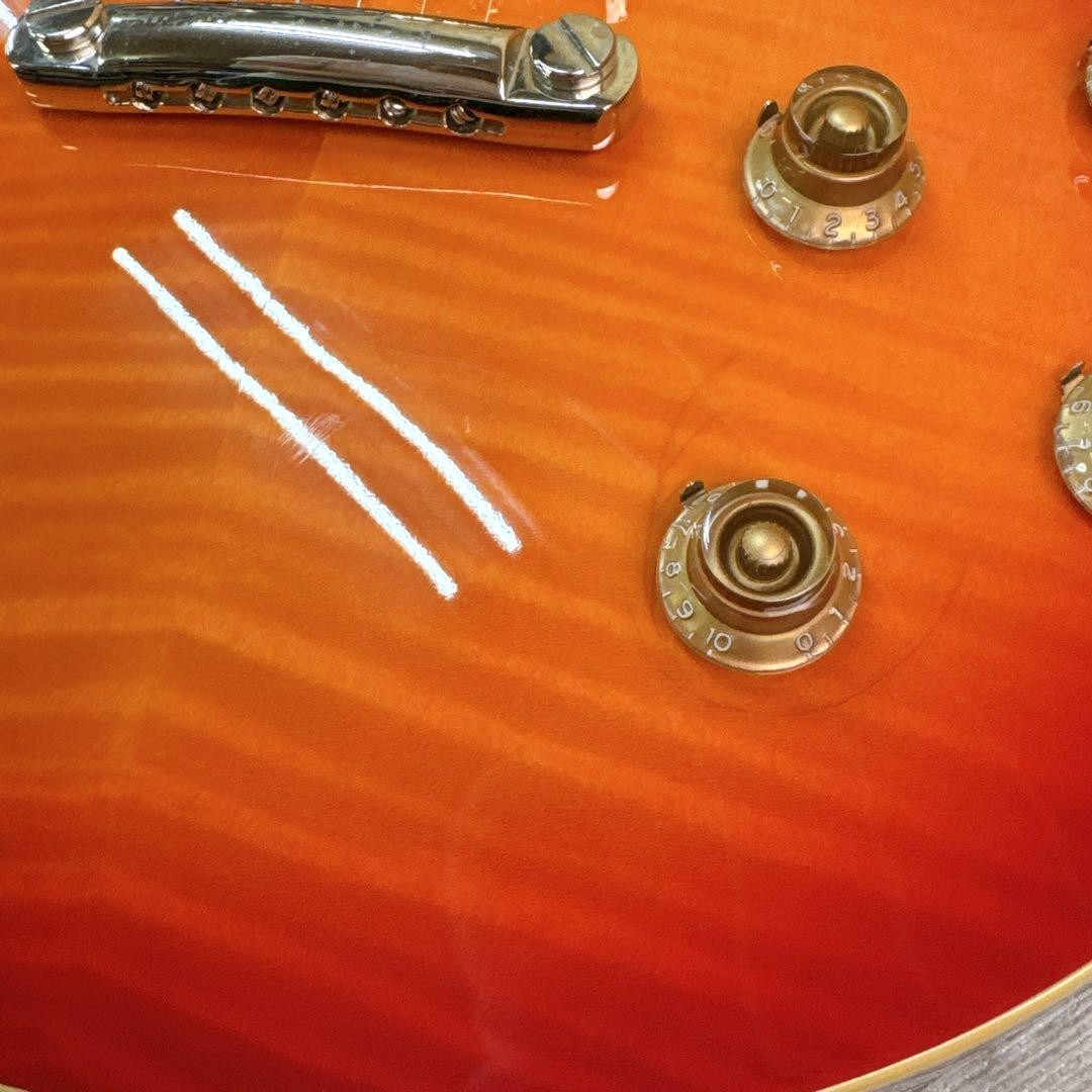 Burny Les Paul Standard Type 3.25kg Sunburst Electric Guitar Used From Japan