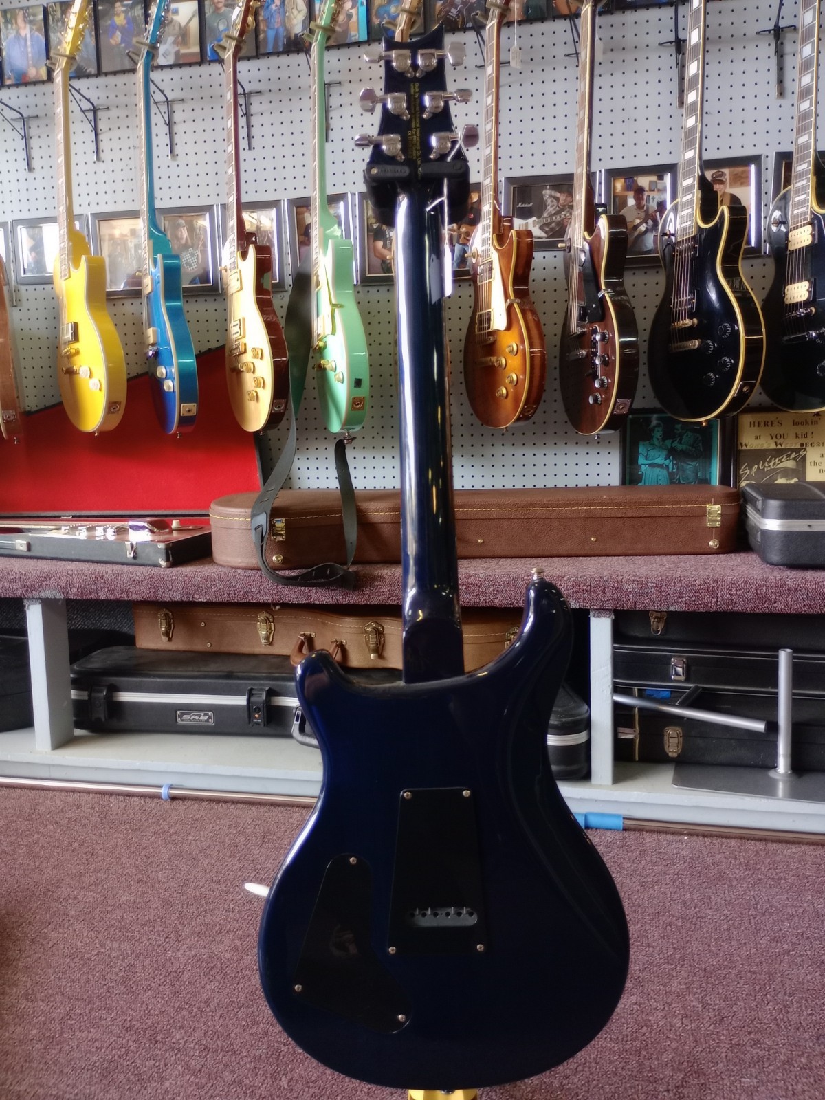 PRS Santana SE 1ST Year prod. 2000 Translucent Royal Blue w/Gig bag *FREE SHIPPI