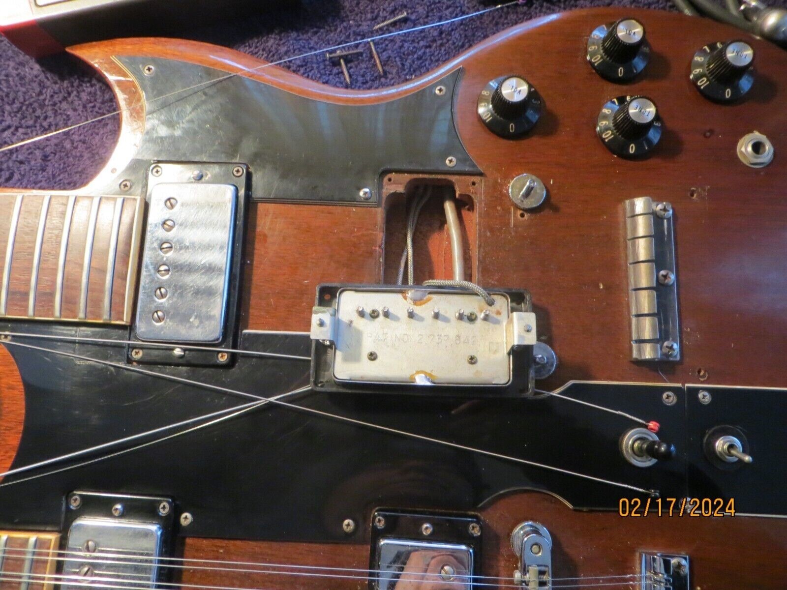 1978 Gibson EDS-1275 Double-Neck Walnut Electric Guitar w/ Original Case