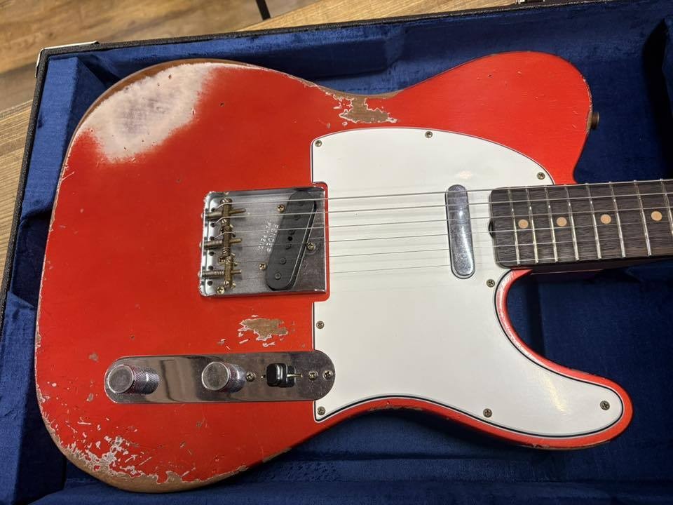 Fender Custom Shop 61 Telecaster Heavy Relic Faded Aged Candy Apple Red 2025