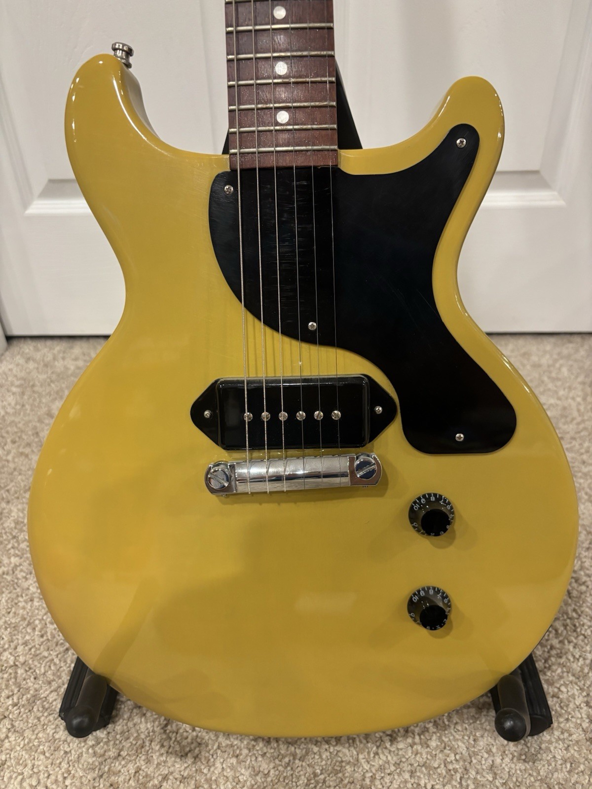 Gibson Les Paul Junior Billie Joe Doublecut w/ Leopard Print Hardshell Case