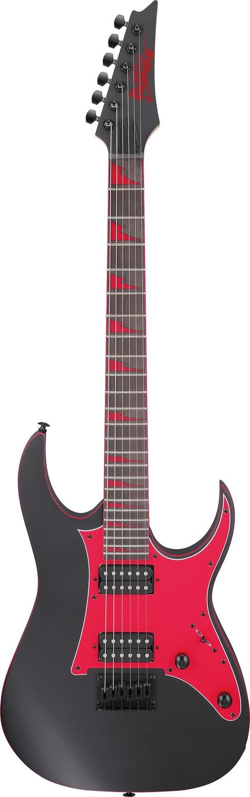 Ibanez GRG131DX RG Gio Electric Guitar – Black Flat w/ Gig Bag