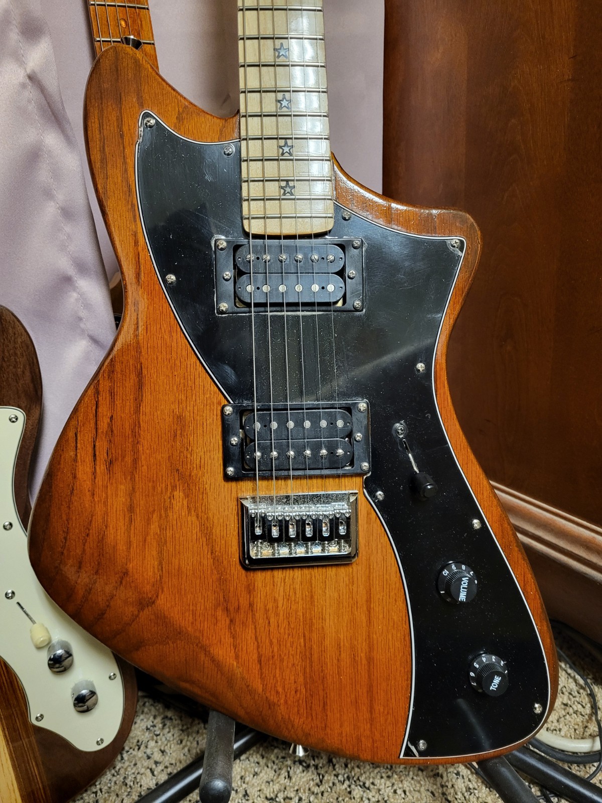 PSP Sienna Starburst Custom Built Meteora Style Guitar