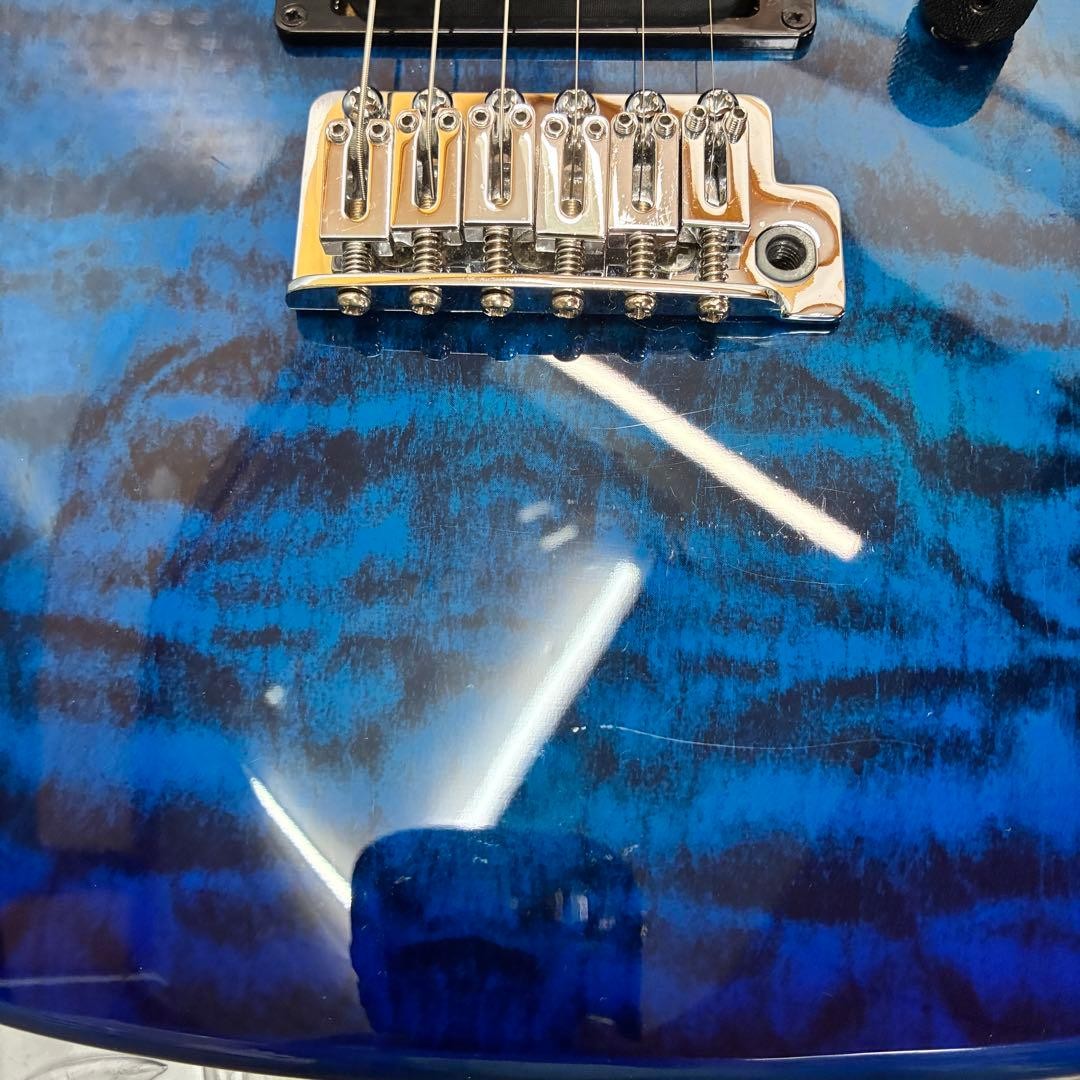 Ibanez Gio GRX70QA Quilt Maple Electric Guitar Blue