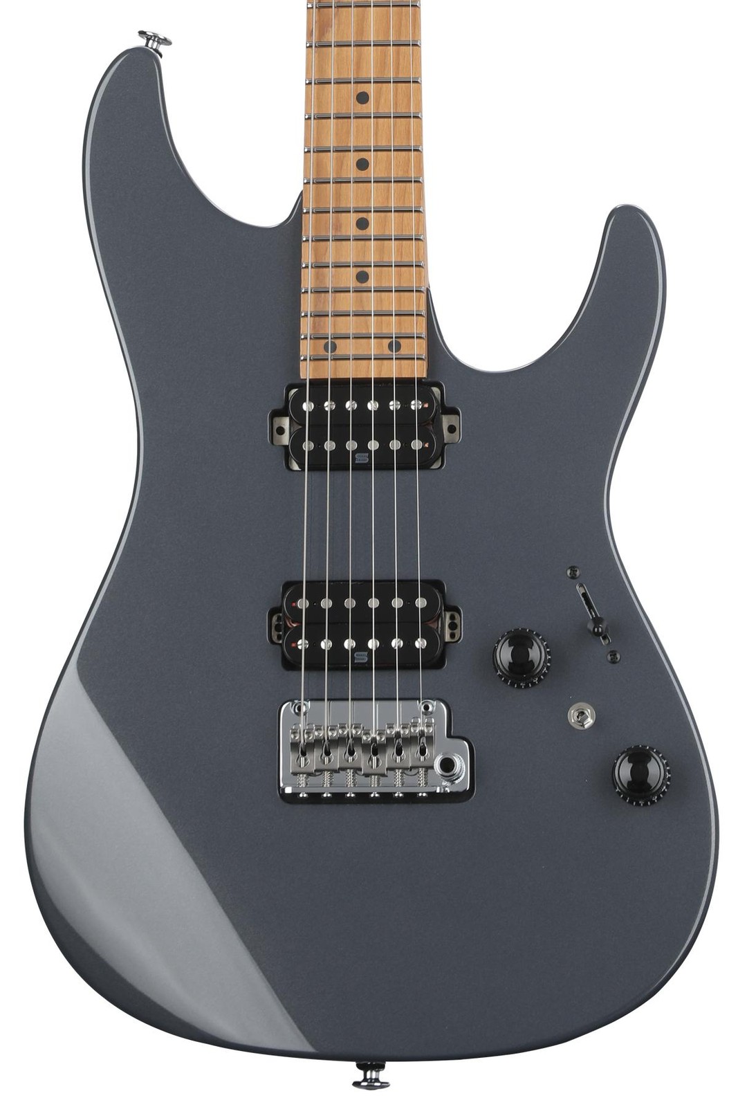 Ibanez Prestige AZ2402 Electric Guitar – Grey Metallic with Roasted Maple