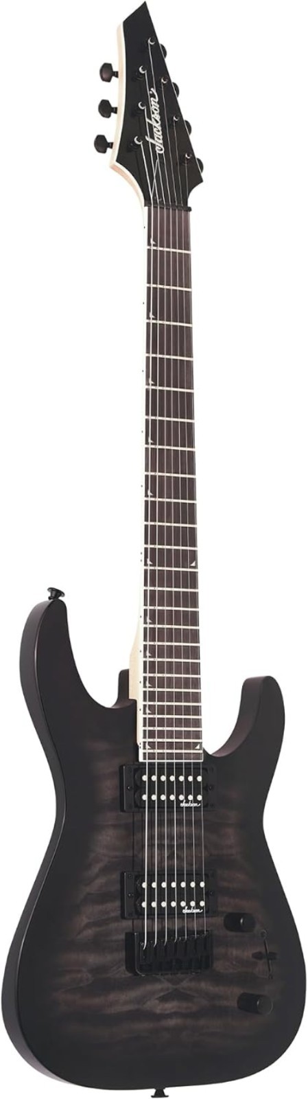 JS Series Dinky Arch Top JS22Q-7 DKA HT 7-String Electric Guitar – Transparen…