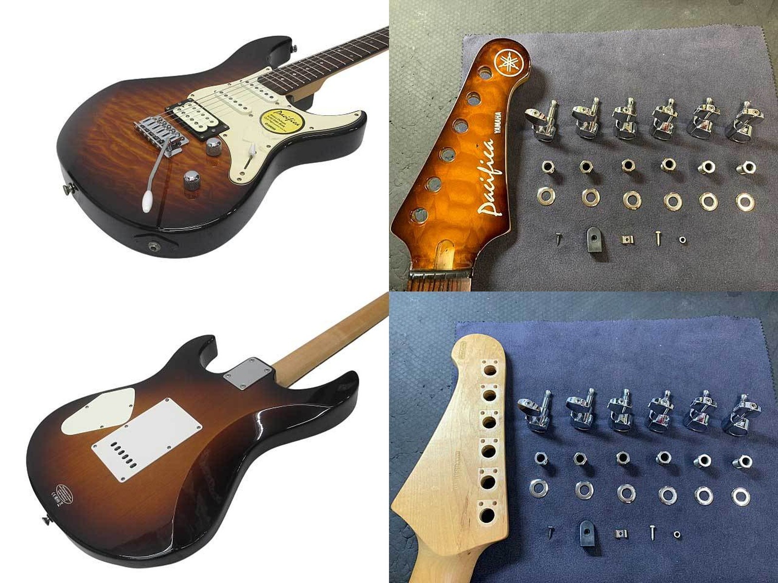 YAMAHA PACIFICA PAC212VQM Tobacco Brown Sunburst 2011 Used Rosewood Fingerboard