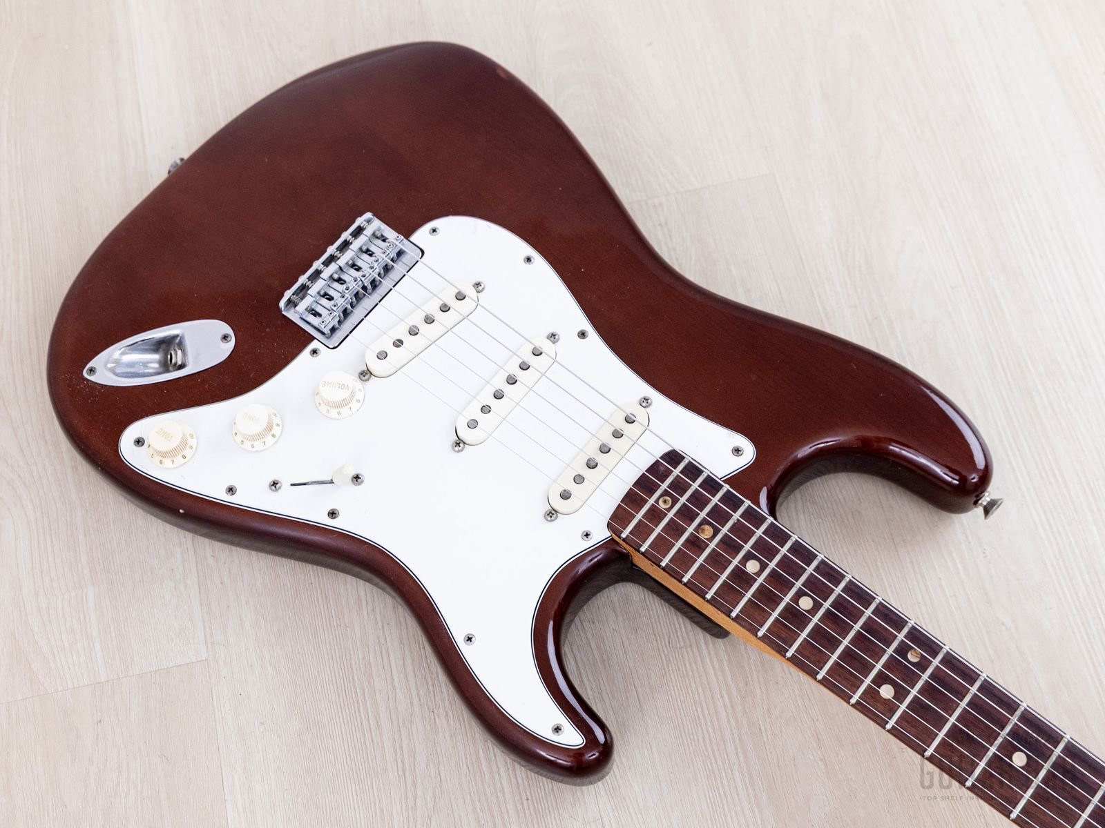 1973 Fender Stratocaster Hardtail Vintage Guitar Mocha w/ Case