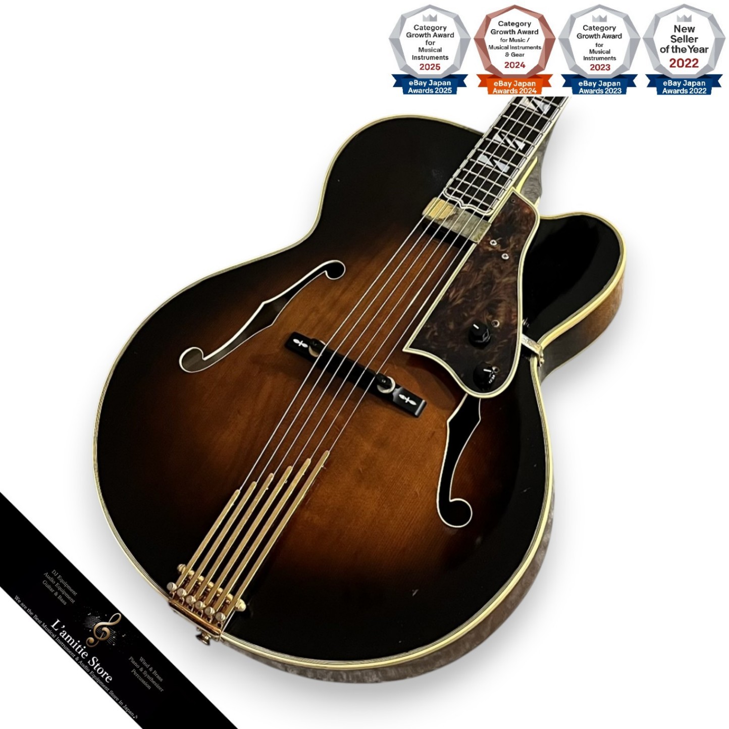 Gibson Vintage Super V BJB Sunburst 1979 Electric Guitar USA