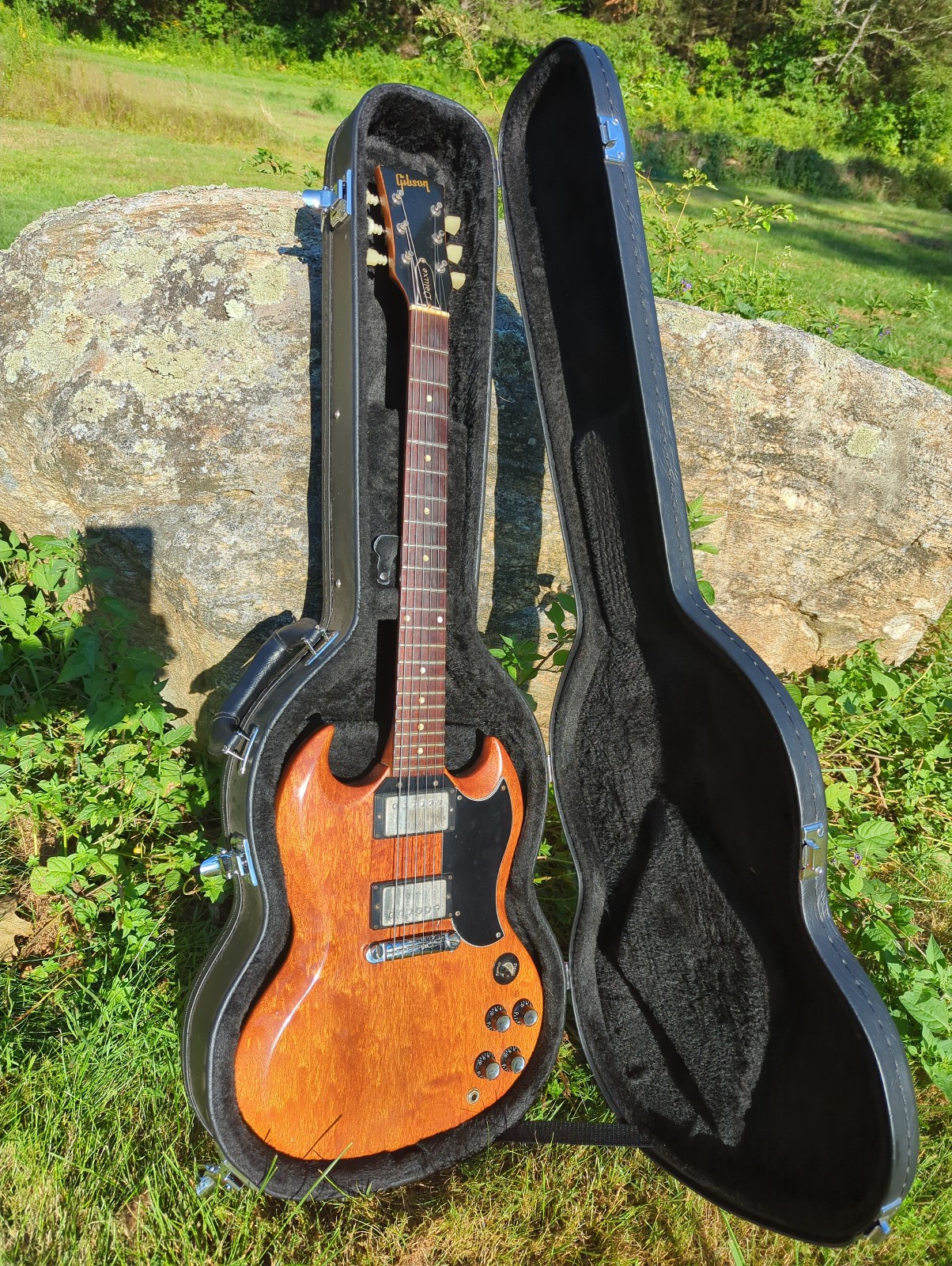 Vintage 1963 Gibson SG Junior Modified to Humbuckers Original