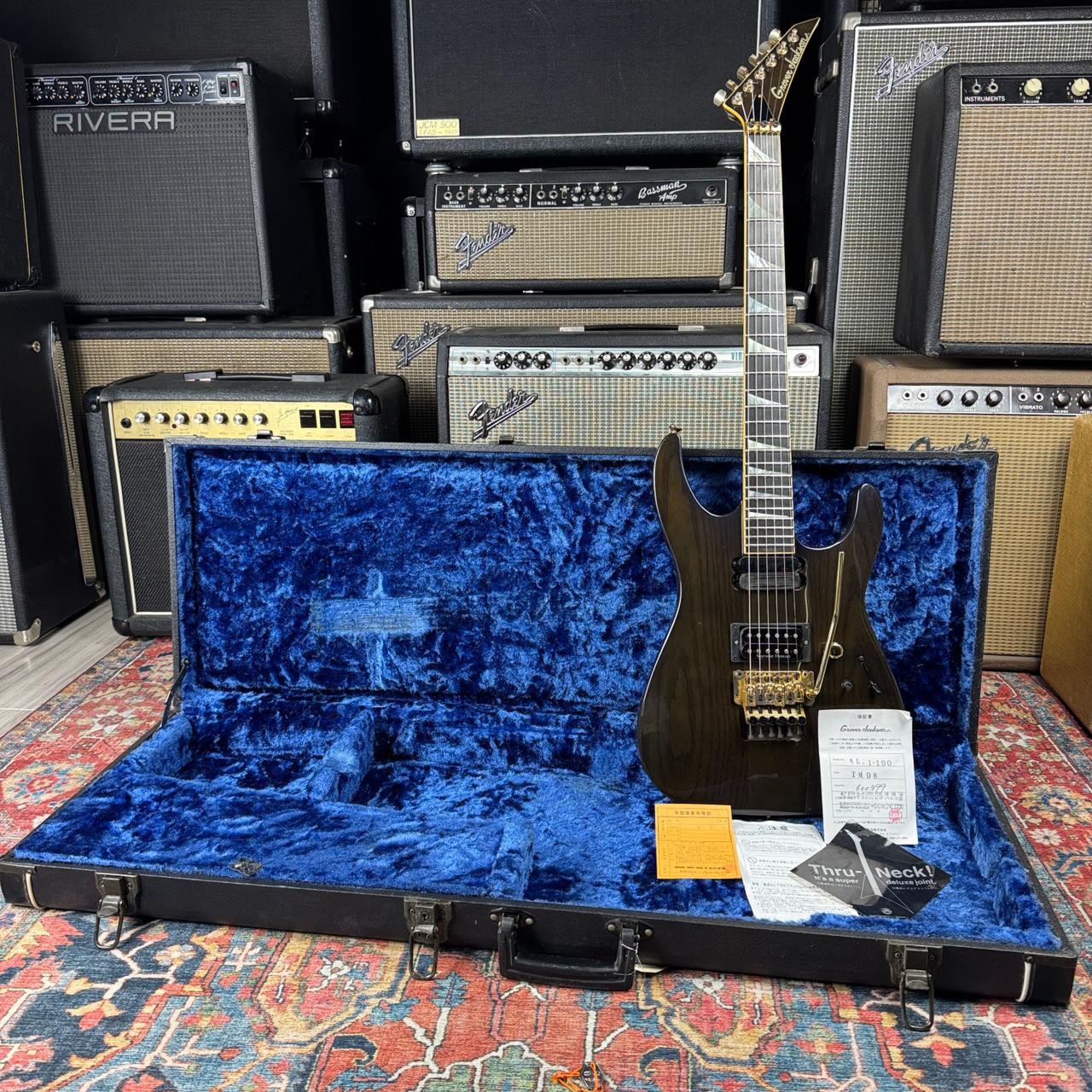 Grover Jackson Soloist SL.I-190 Transparent Metallic Blue Floyd – 1996
