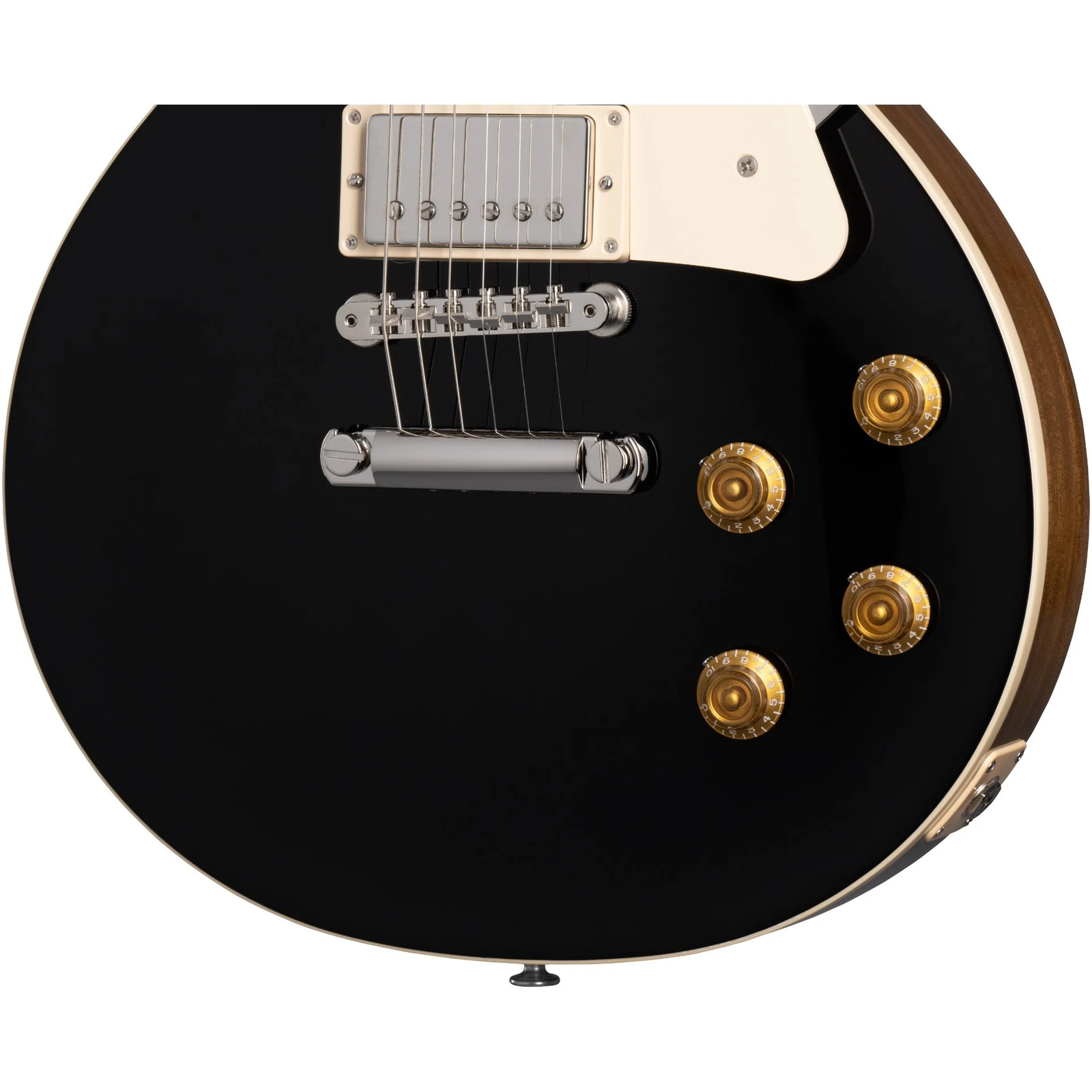 Gibson Les Paul Standard 50s Plain Top Electric Guitar – Ebony Top
