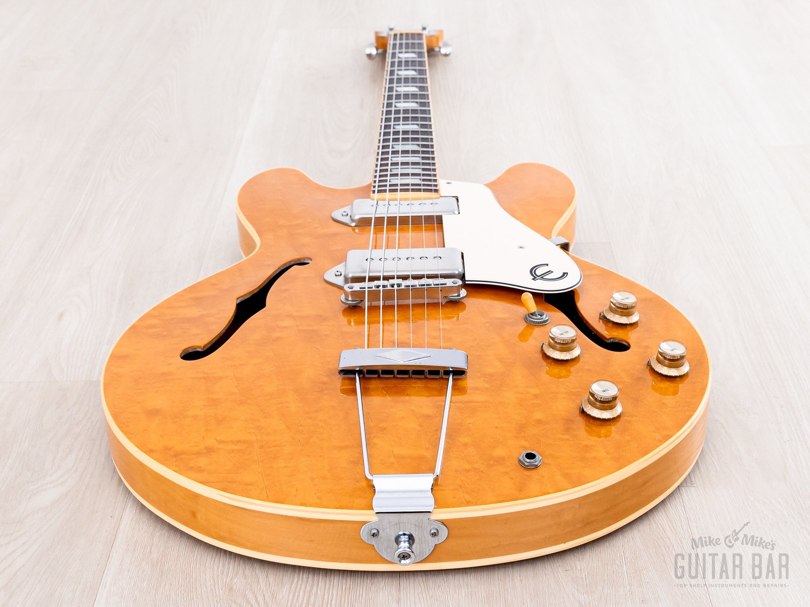 1990 Epiphone Casino Natural Near-Mint, Pre-Elitist Revolution, Japan Terada