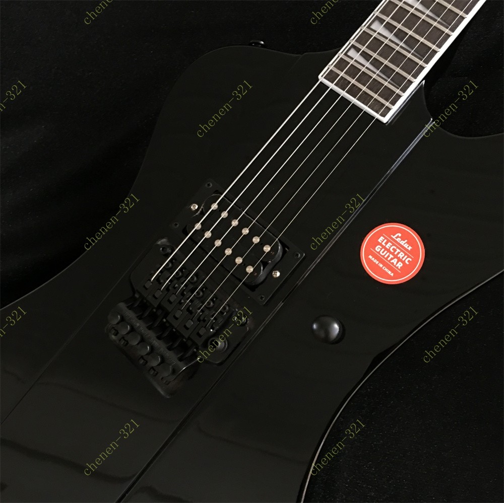Solid Electric Guitar 648mm Scale Length Stainless Rounded Fret Edge FR Bridge