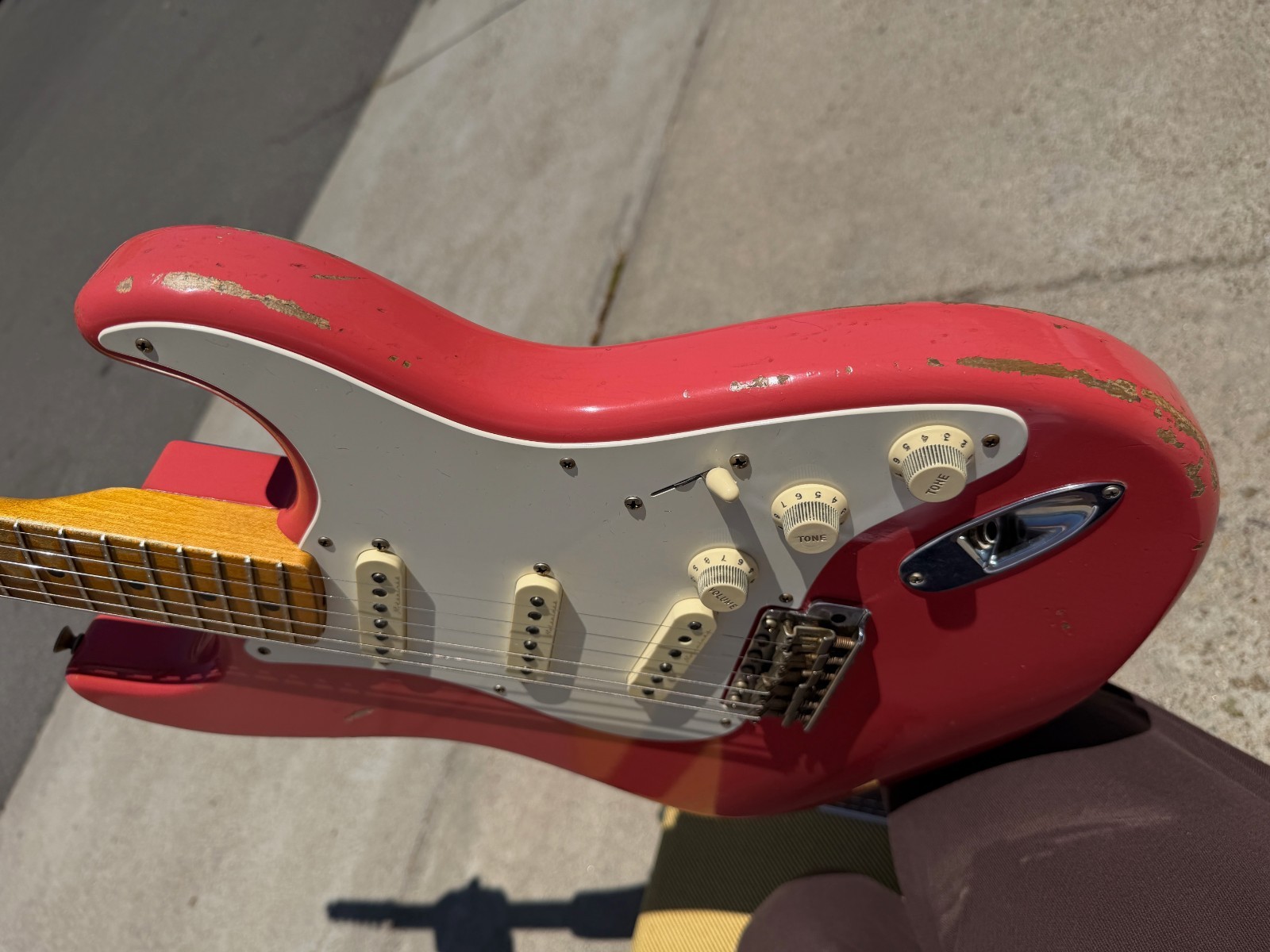 Fender Custom Shop Masterbuilt Todd Krause 56 Relic Stratocaster Fiesta Red