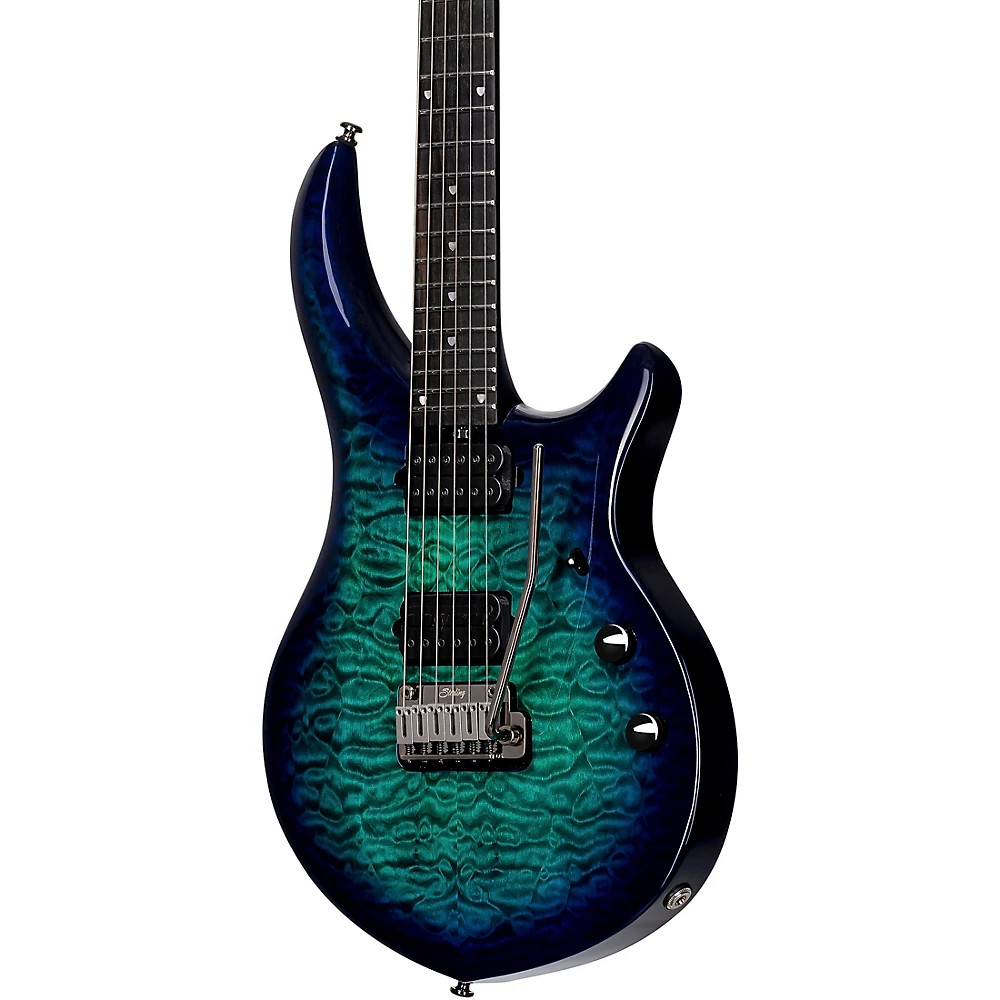 Sterling by Music Man Majesty Guitar With DiMarzio Pickups Cerulean Paradise