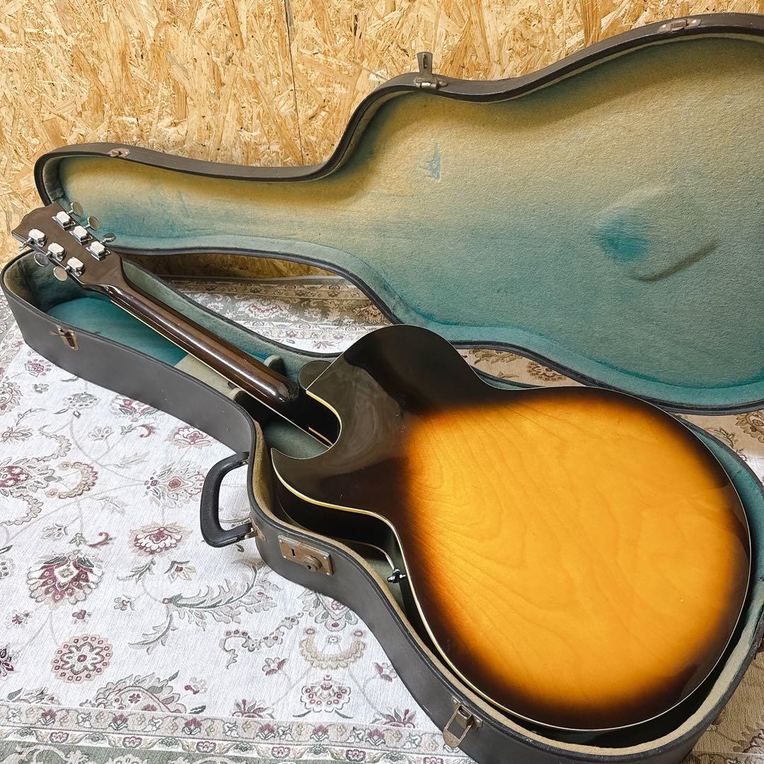 Greco ES-175 Type Hollow Body Sunburst Gneco Logo 1970s MIJ Japan Vintage