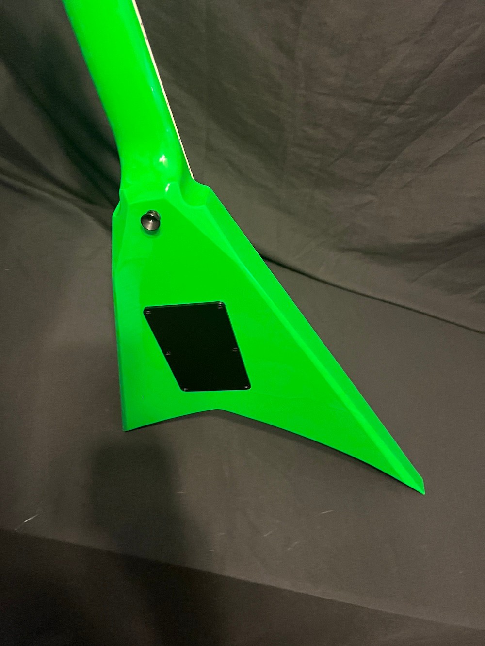 2024 OG Grover Jackson USA Concorde Flying V Guitar in Slime Green W/OHSC