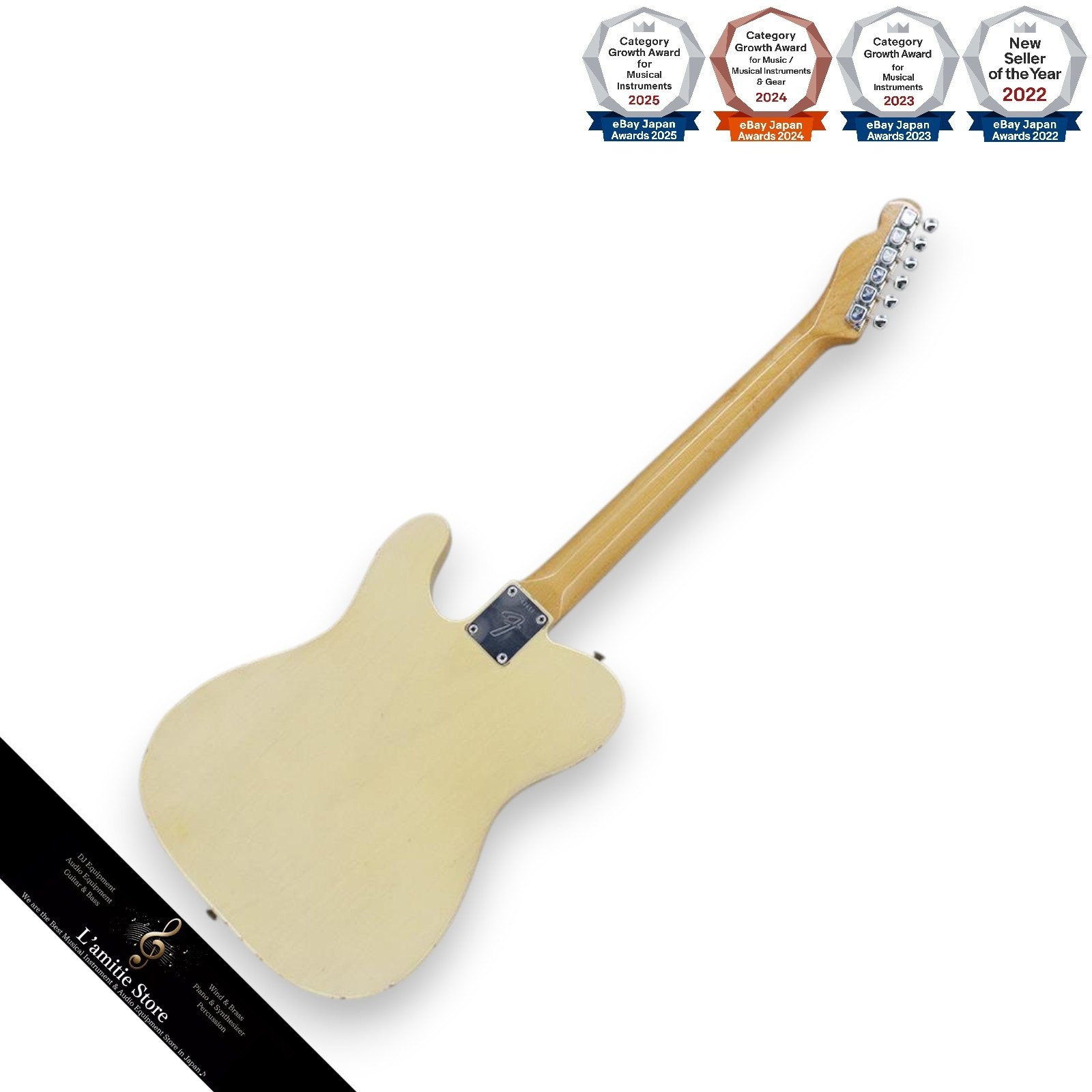 Fender Telecaster ’68 with Bigsby Tremolo Maple Fingerboard Electric Guitar